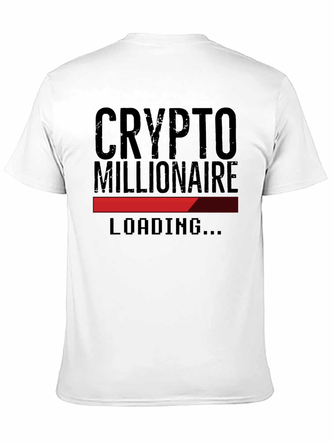 Crypto Millionaire Loading T-Shirt - Black