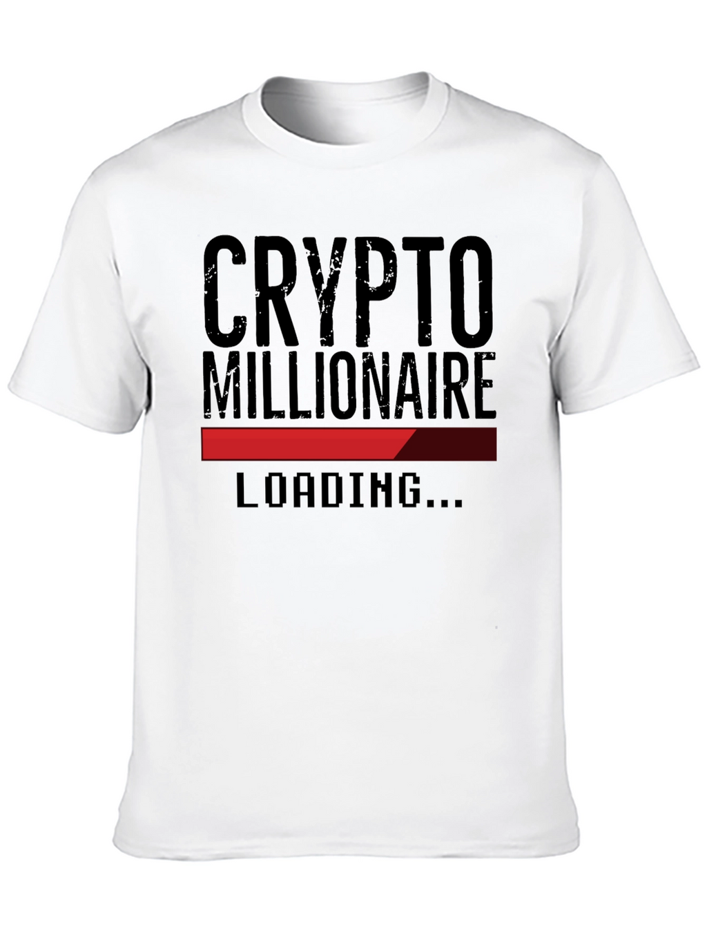 Crypto Millionaire Loading T-Shirt - Black