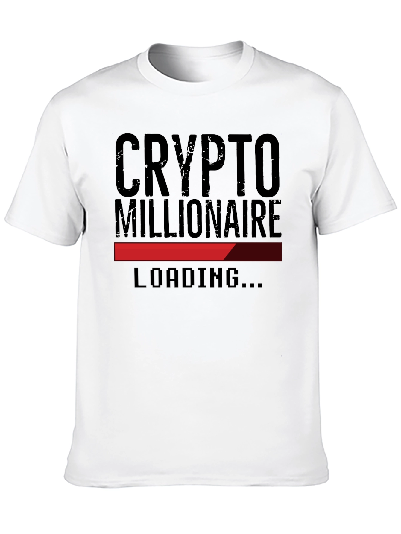 Crypto Millionaire Loading T-Shirt - Black