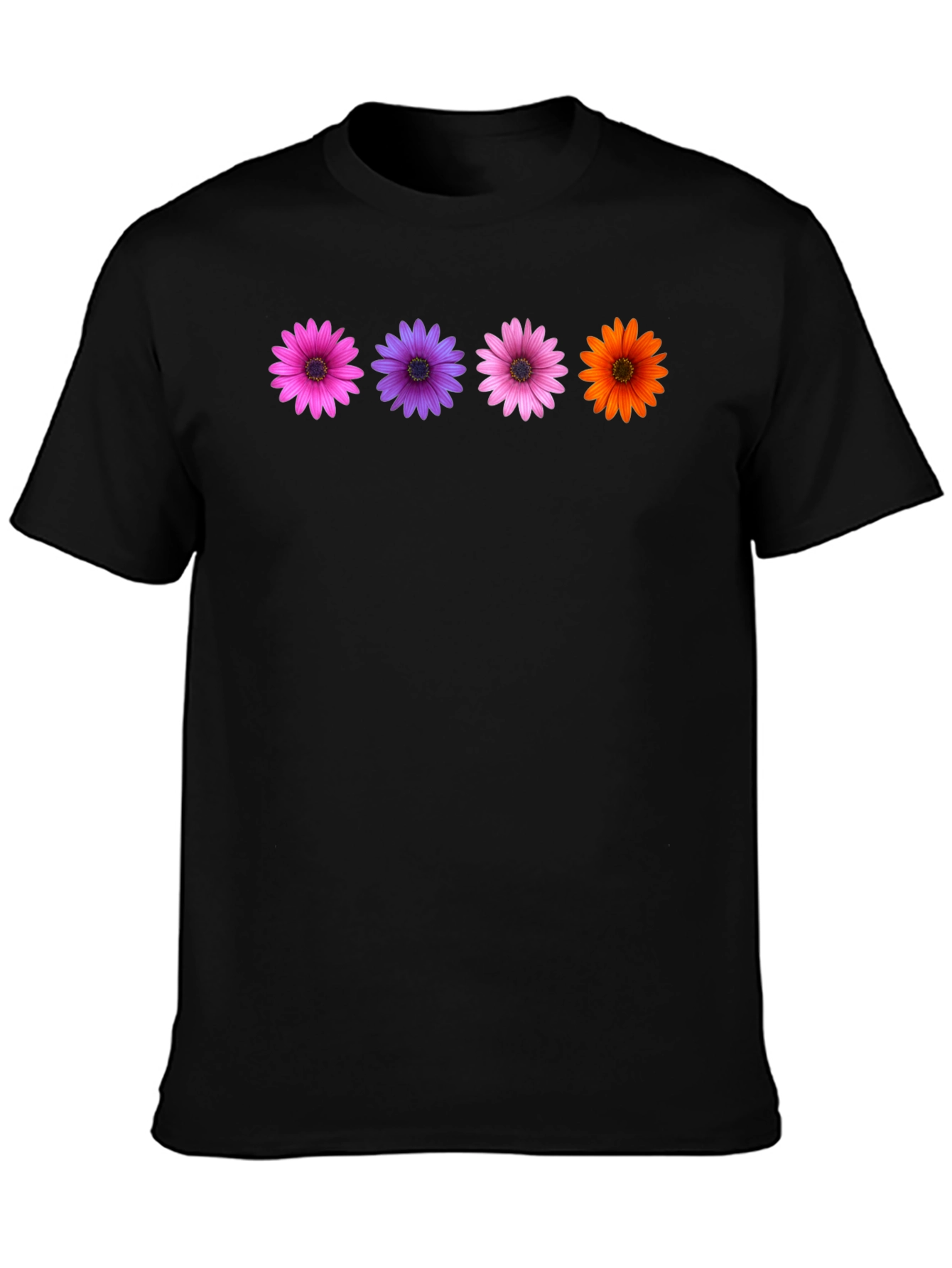 Floral Daisy T-Shirt - Colorful Blossom Design