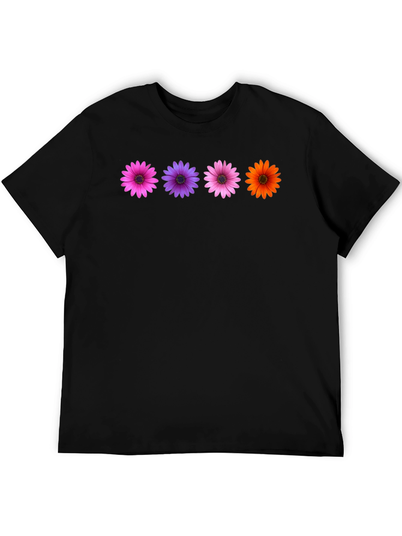 Floral Daisy T-Shirt - Colorful Blossom Design