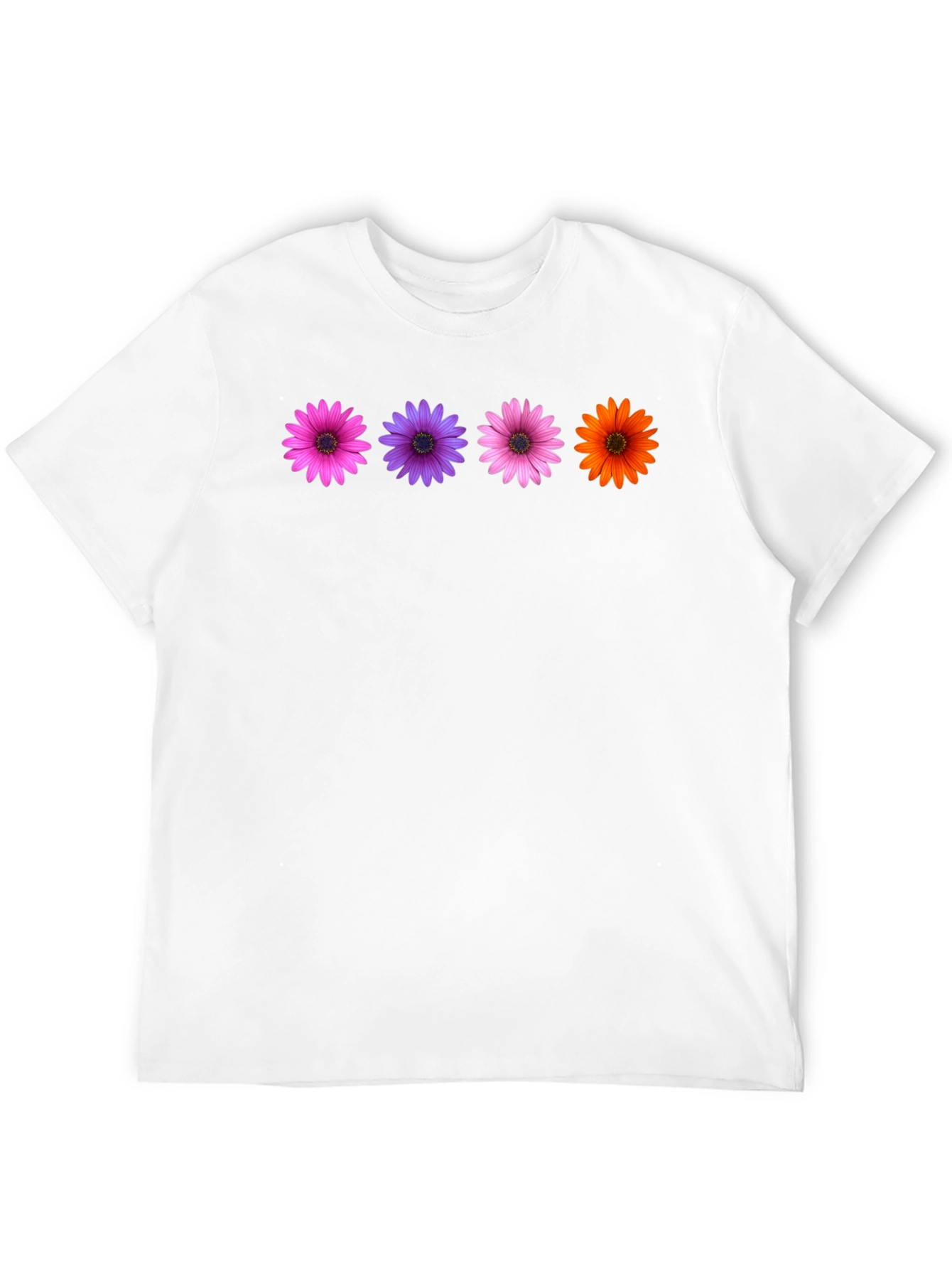 Floral Daisy T-Shirt - Colorful Blossom Design