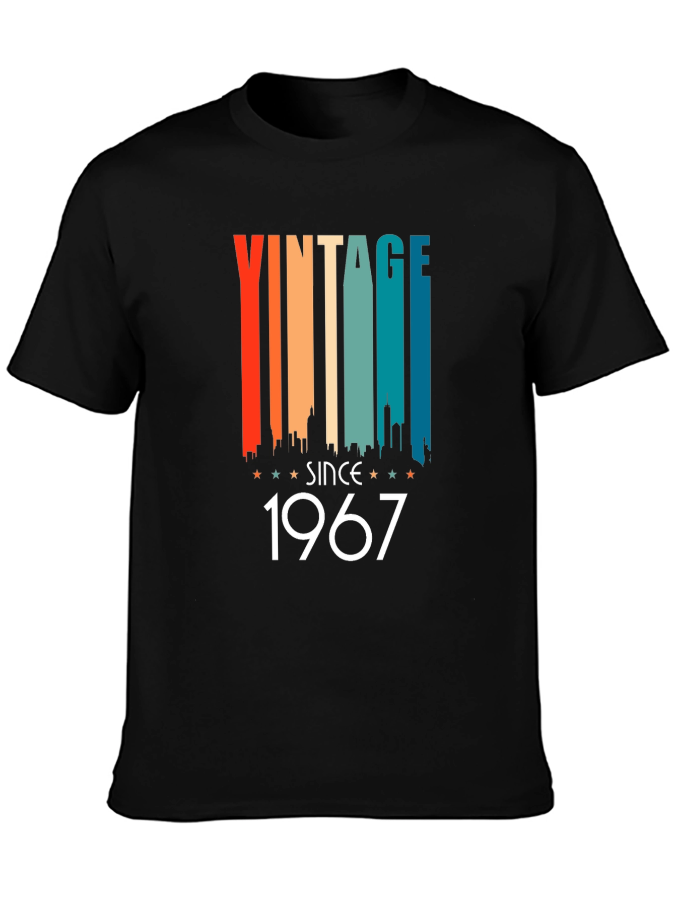Vintage 1967 Graphic Tee - Retro Birthday Gift