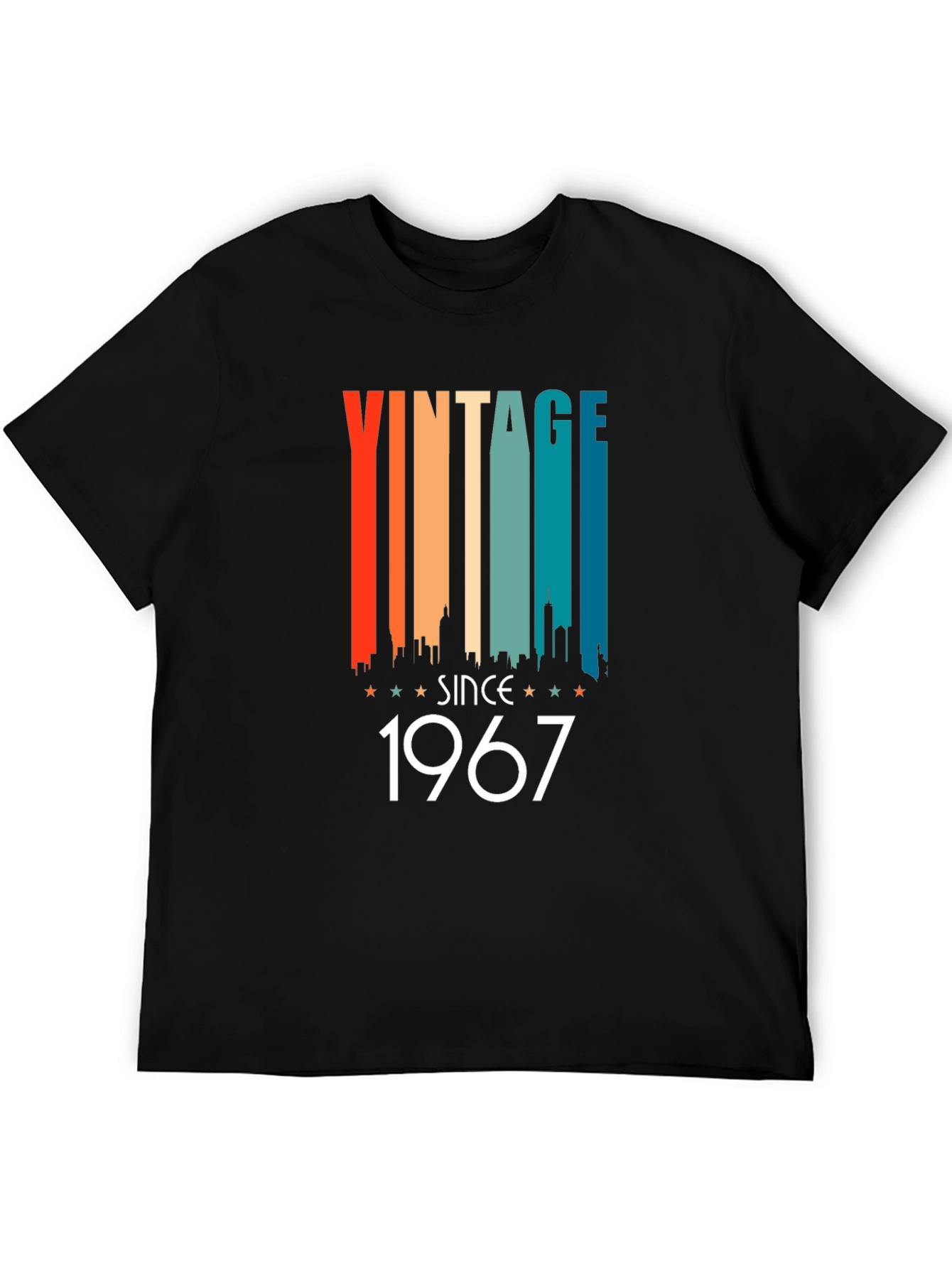 Vintage 1967 Graphic Tee - Retro Birthday Gift