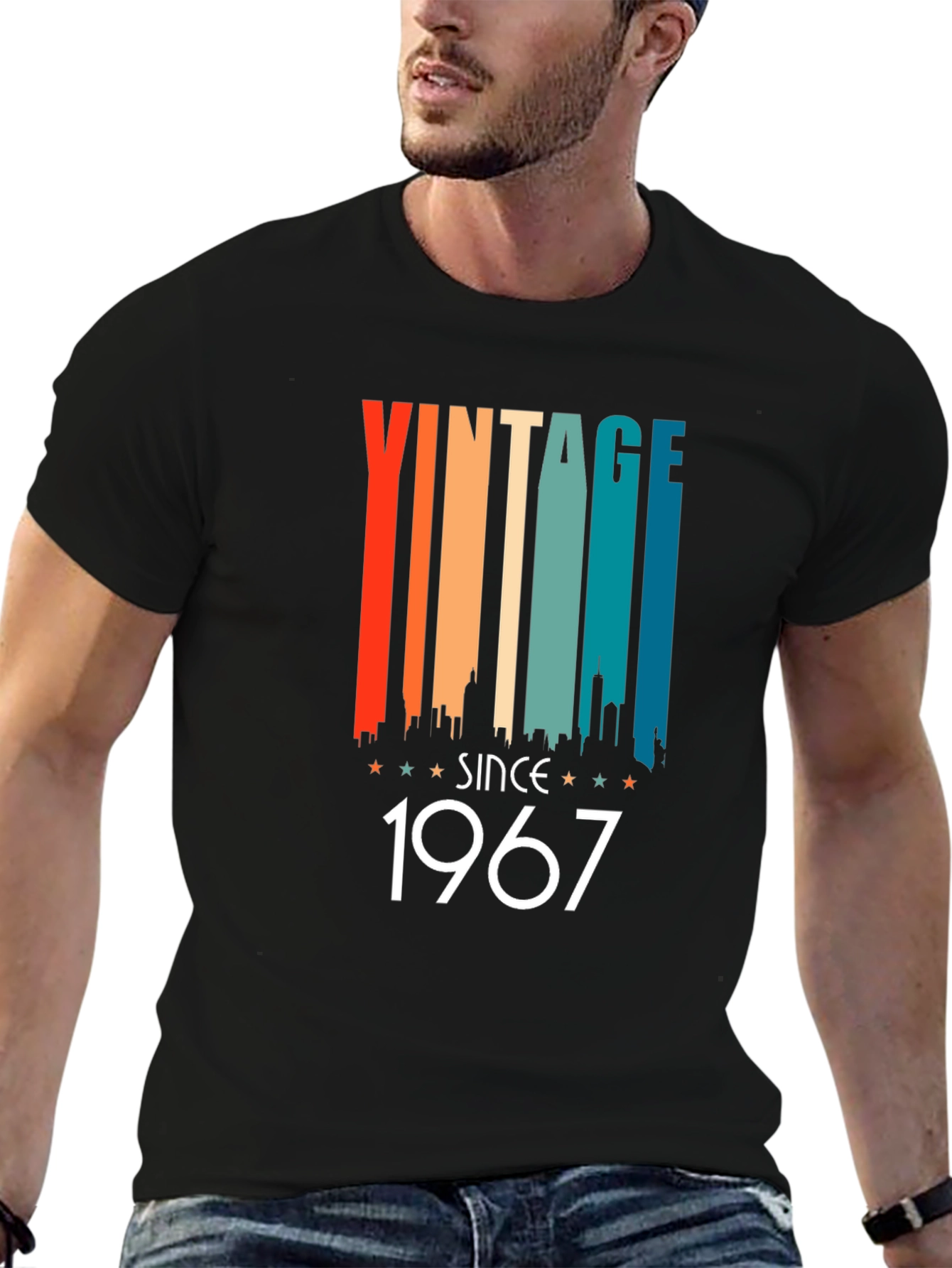 Vintage 1967 Graphic Tee - Retro Birthday Gift
