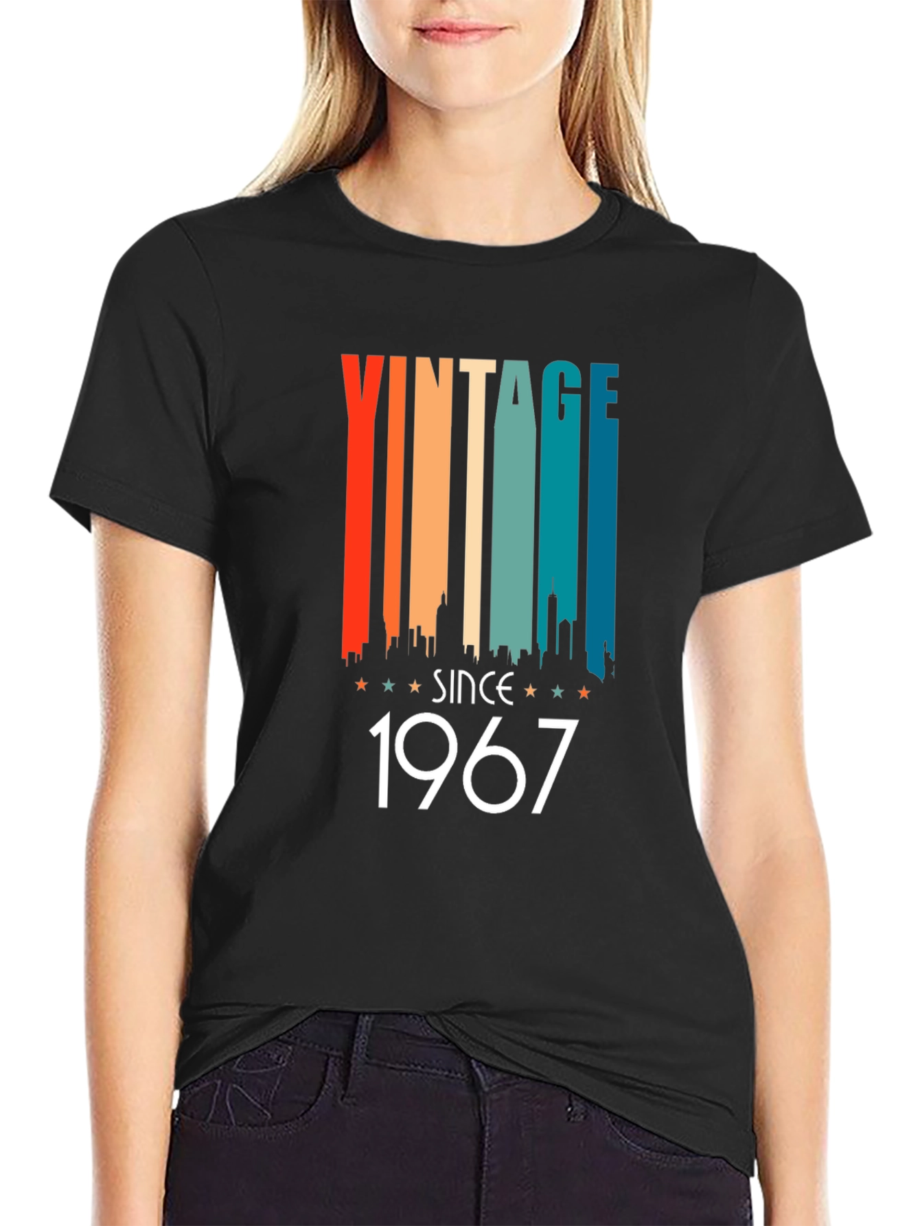 Vintage 1967 Graphic Tee - Retro Birthday Gift