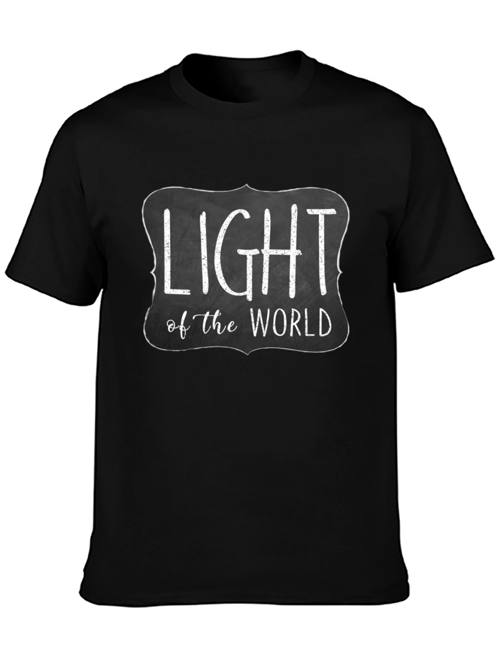Light of the World Black Graphic Tee Shirt