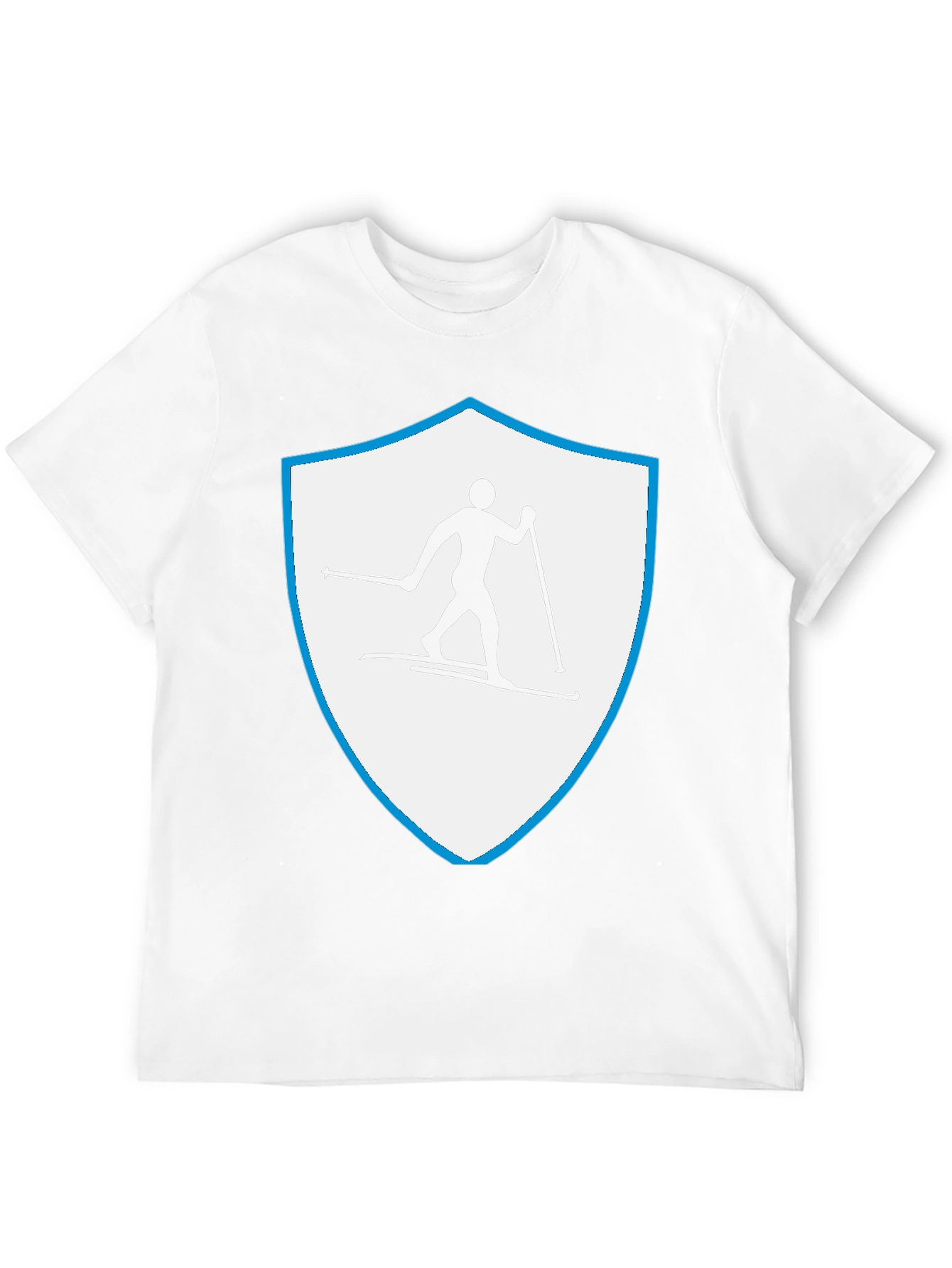 Ski Shield Graphic Tee - Black Cotton Blend