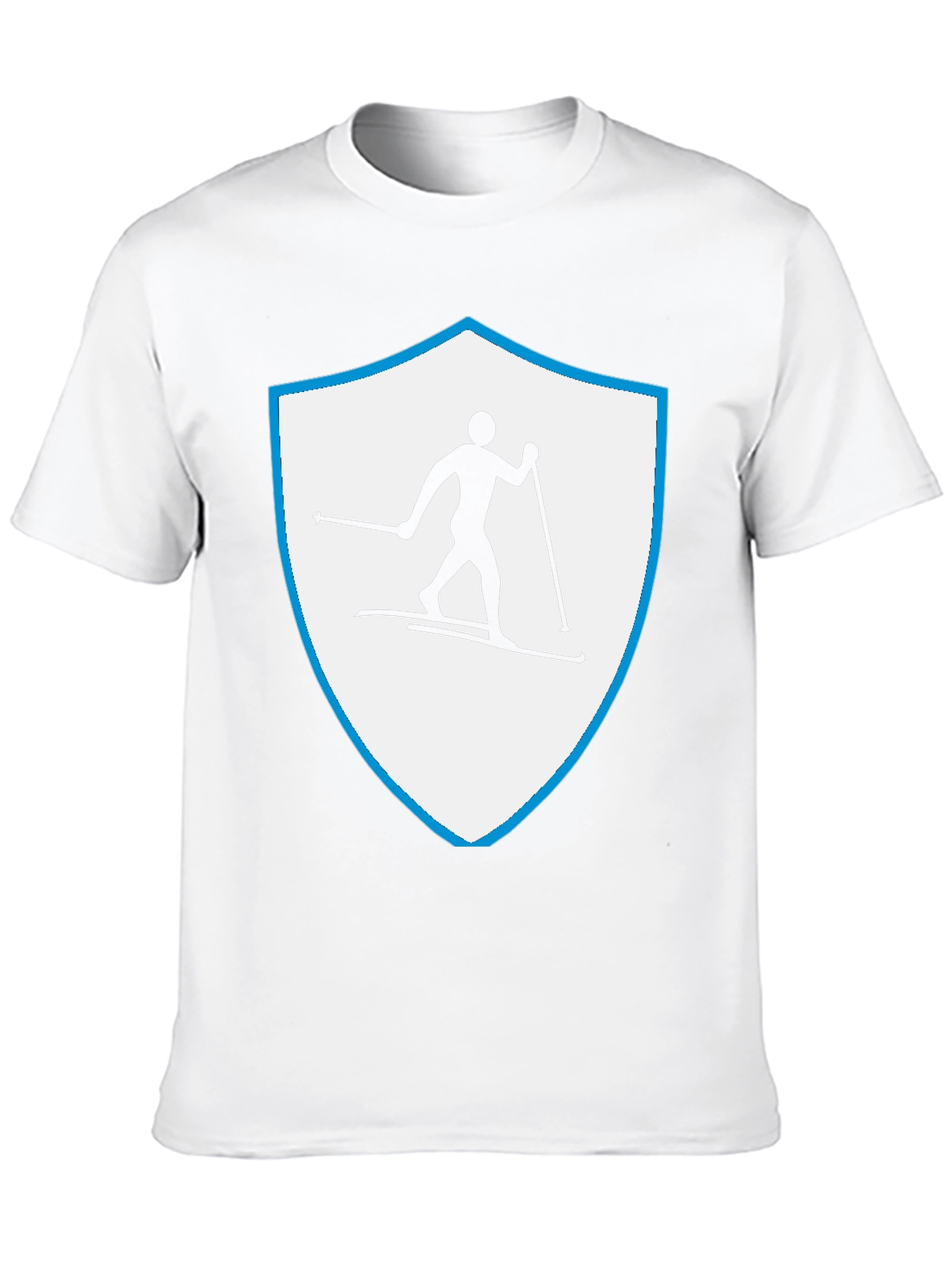 Ski Shield Graphic Tee - Black Cotton Blend