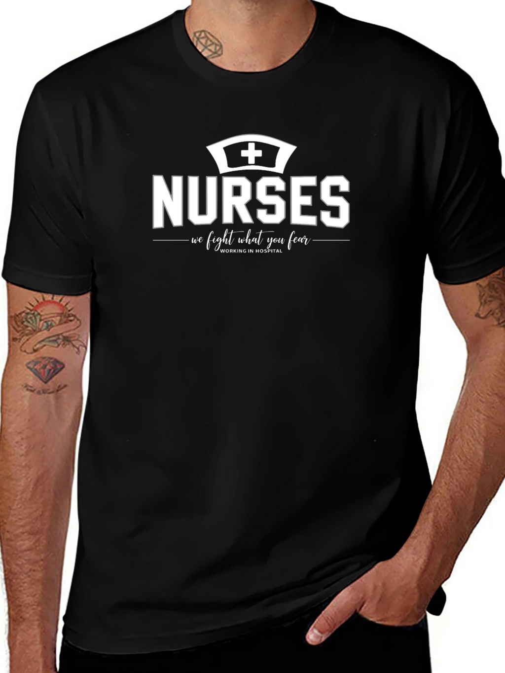 Nurses: We Fight What You Fear T-Shirt
