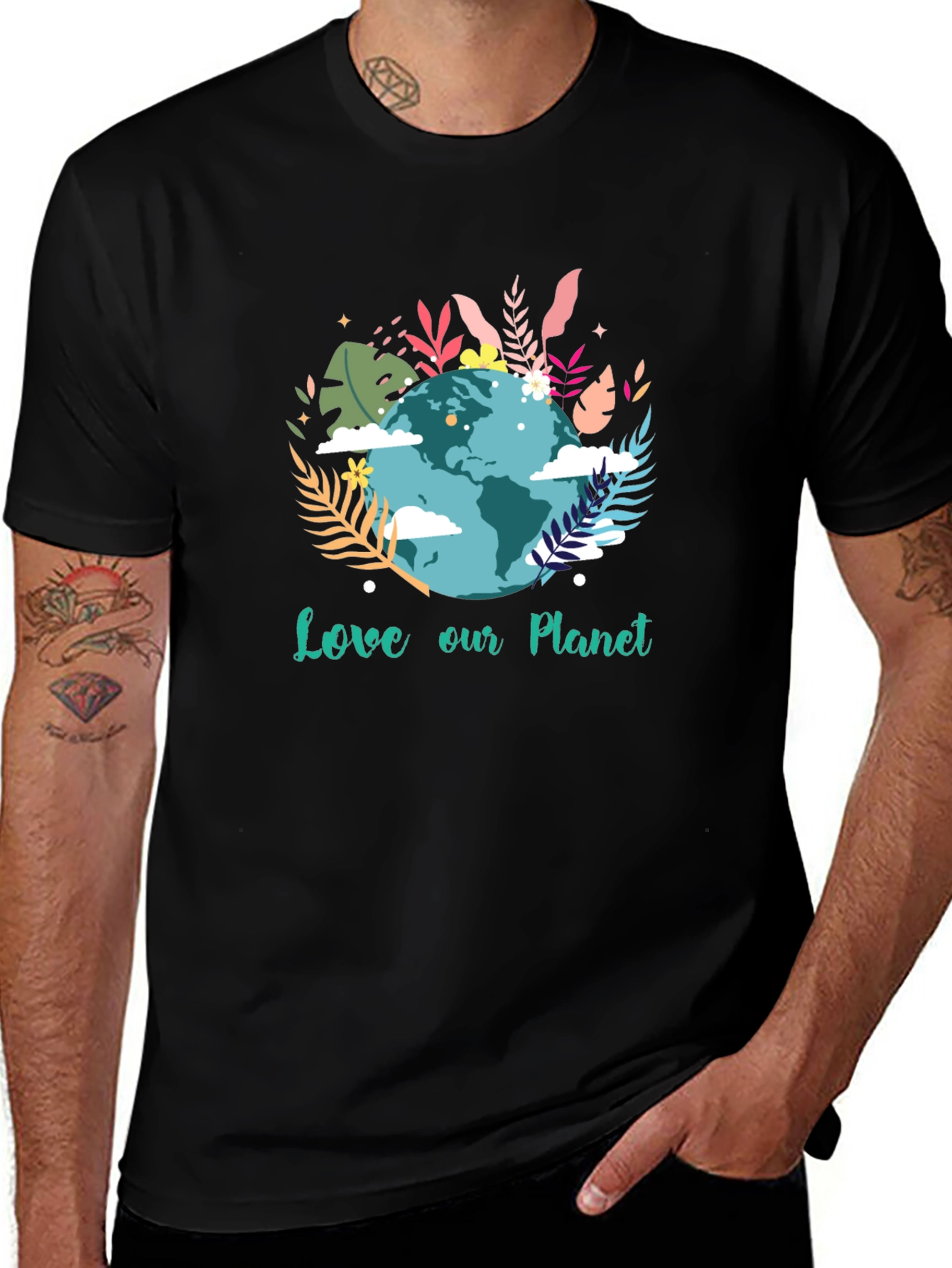 Love Our Planet Graphic Tee - Earth Day Shirt