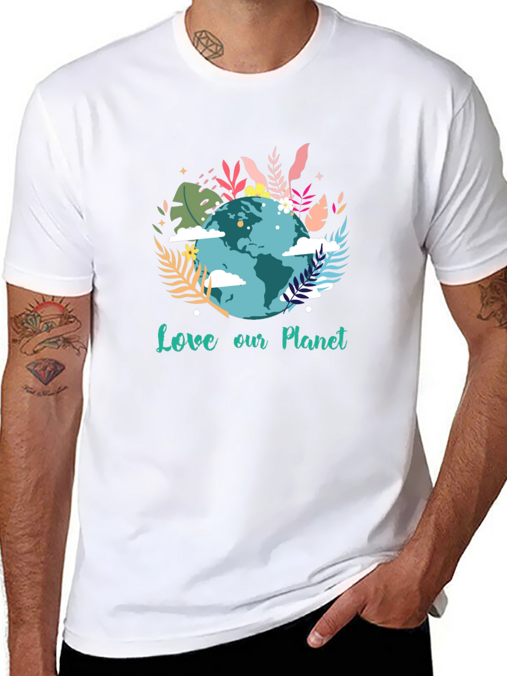 Love Our Planet Graphic Tee - Earth Day Shirt