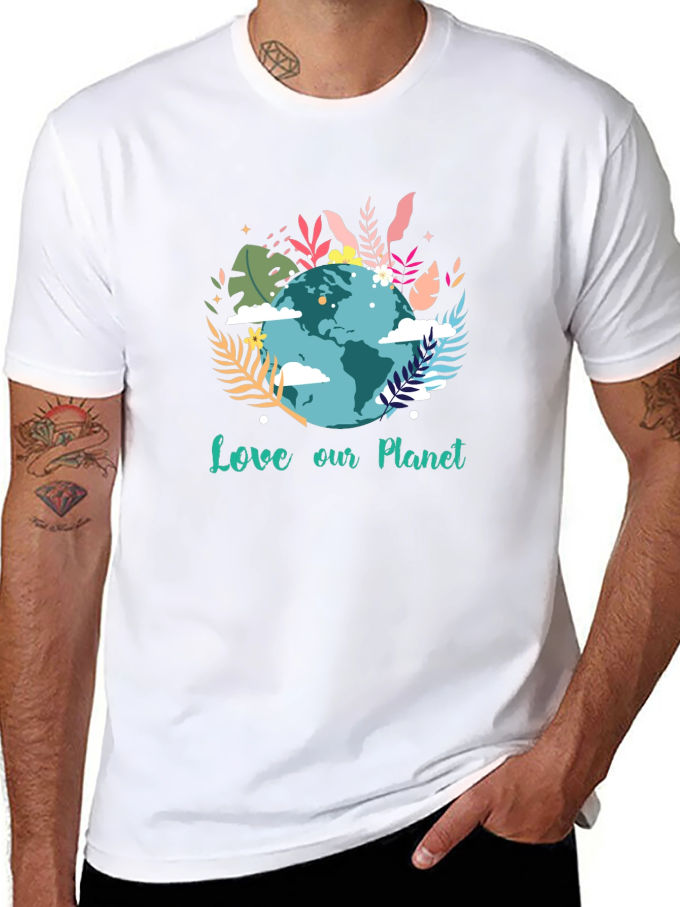 Love Our Planet Graphic Tee - Earth Day Shirt