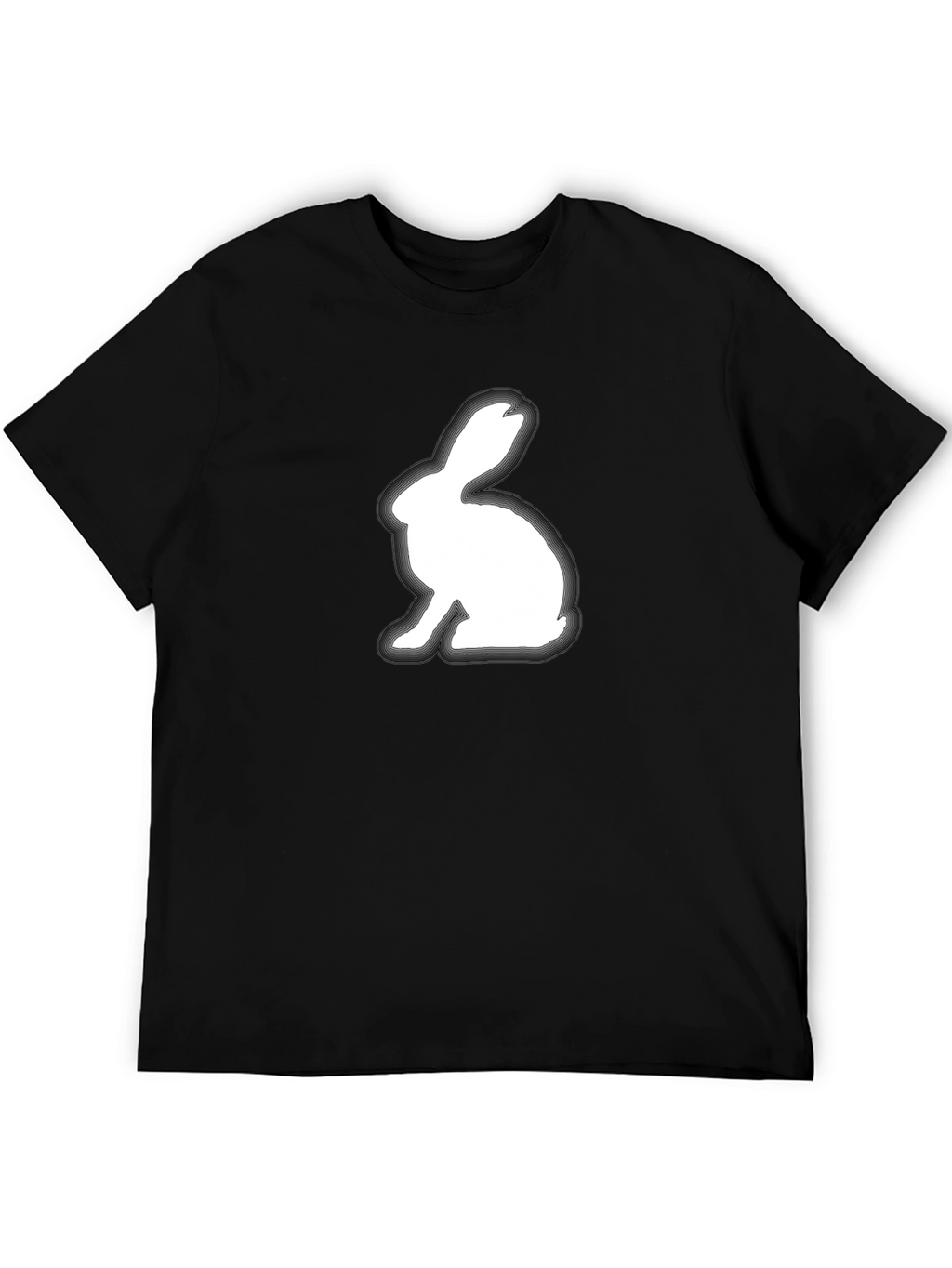 Rabbit Graphic Tee - Soft Cotton Blend Shirt
