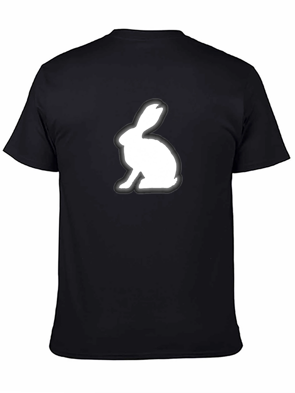 Rabbit Graphic Tee - Soft Cotton Blend Shirt