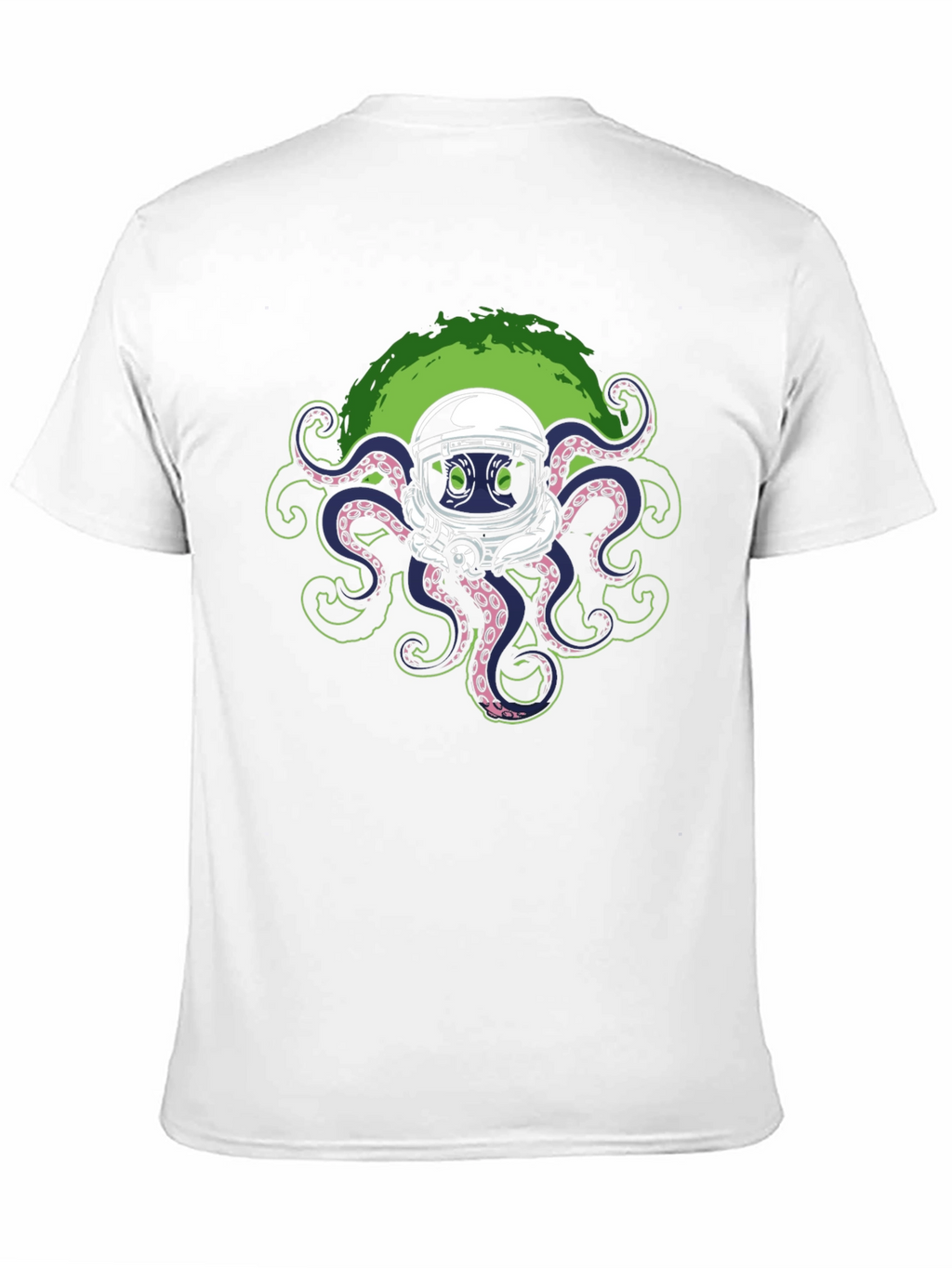 Octopus Astronaut Graphic T-Shirt