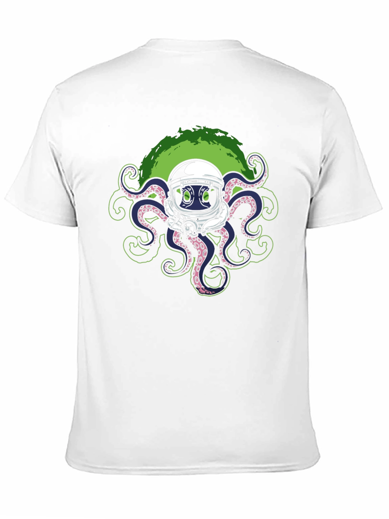 Octopus Astronaut Graphic T-Shirt