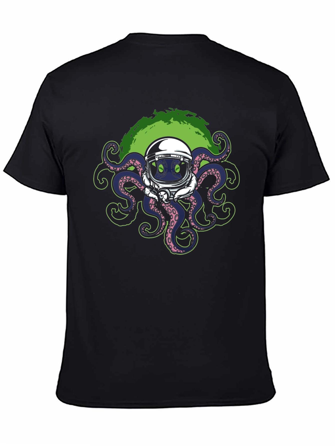 Octopus Astronaut Graphic T-Shirt