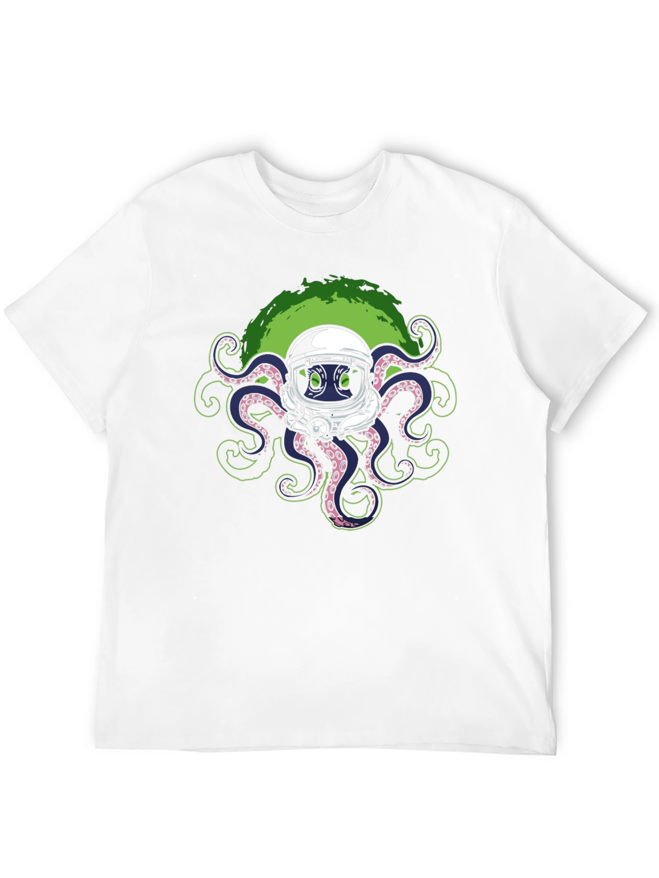 Octopus Astronaut Graphic T-Shirt