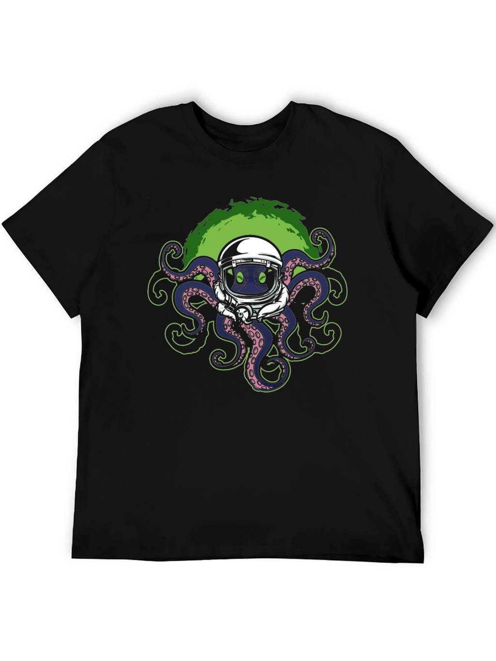 Octopus Astronaut Graphic T-Shirt