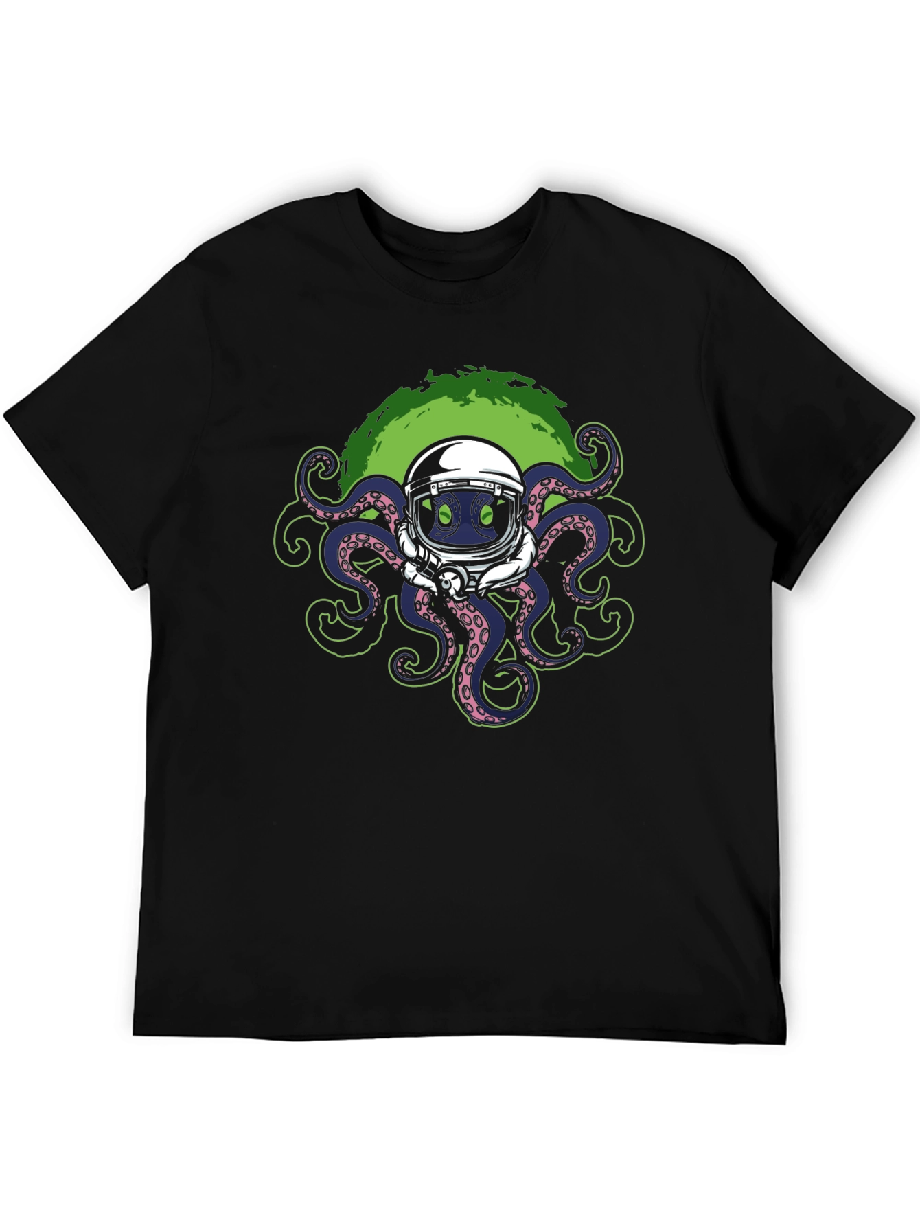 Octopus Astronaut Graphic T-Shirt
