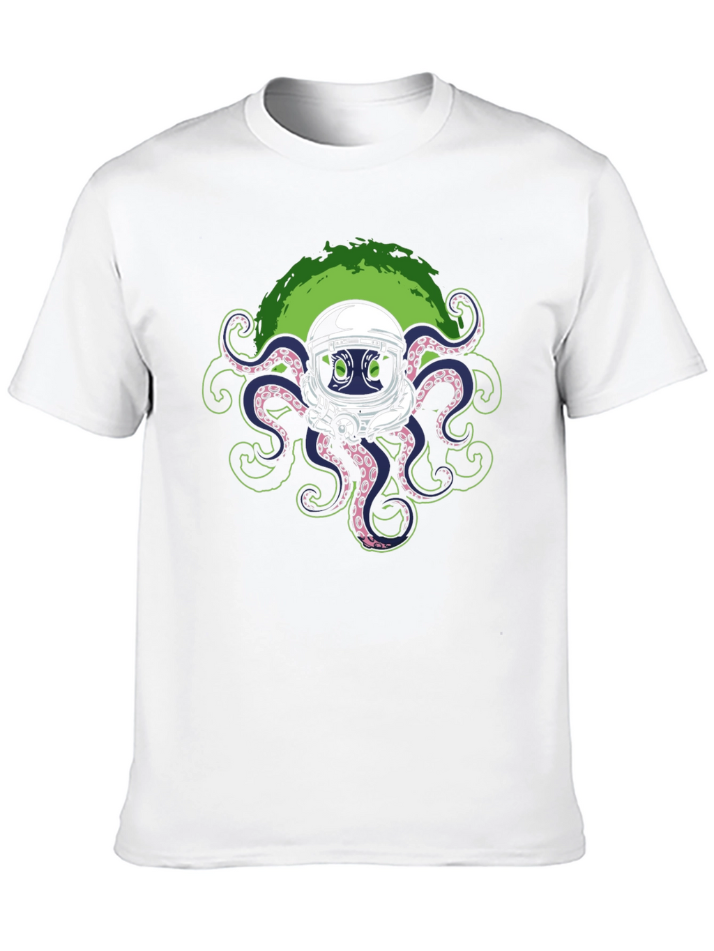 Octopus Astronaut Graphic T-Shirt
