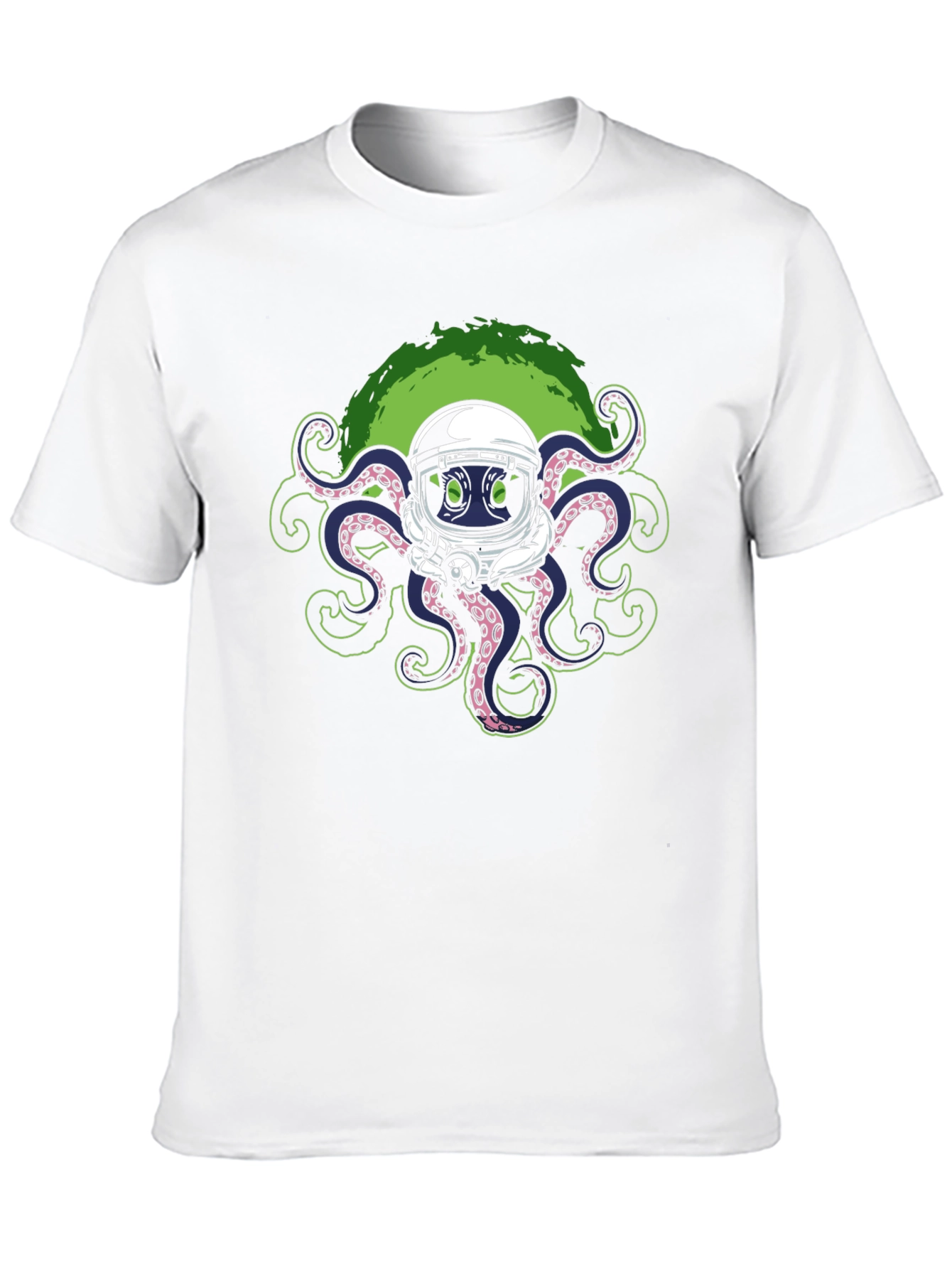 Octopus Astronaut Graphic T-Shirt