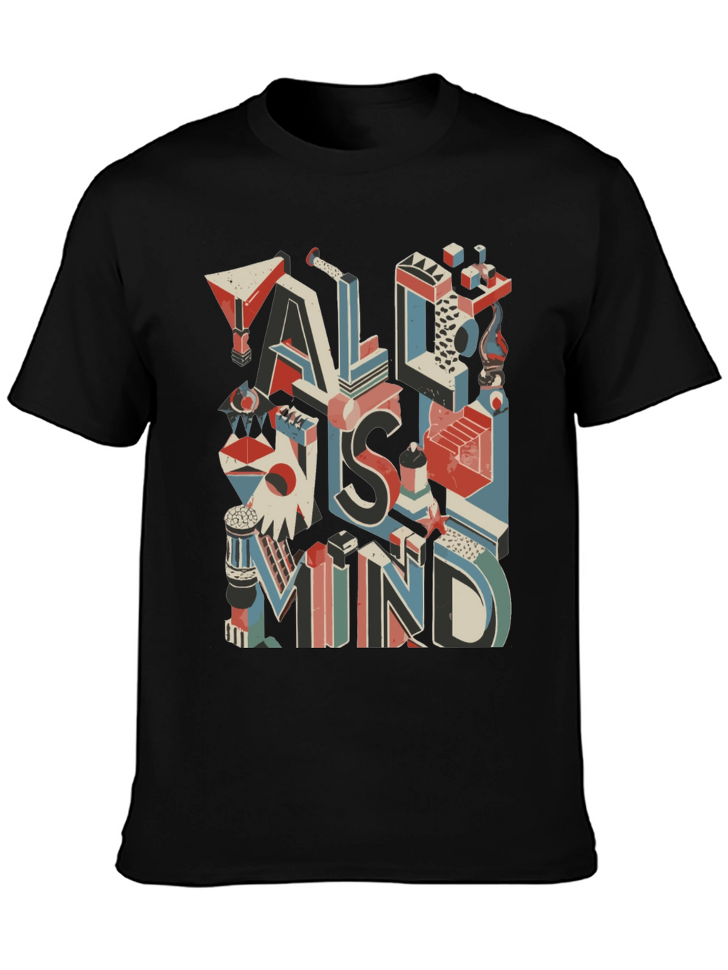 All Is Mind Graphic T-Shirt - Black