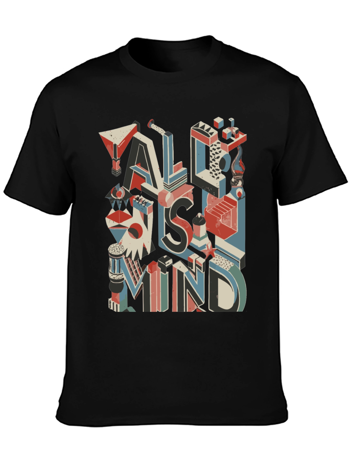 All Is Mind Graphic T-Shirt - Black