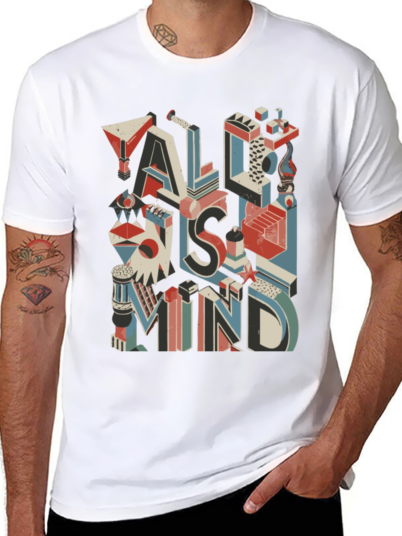 All Is Mind Graphic T-Shirt - Black