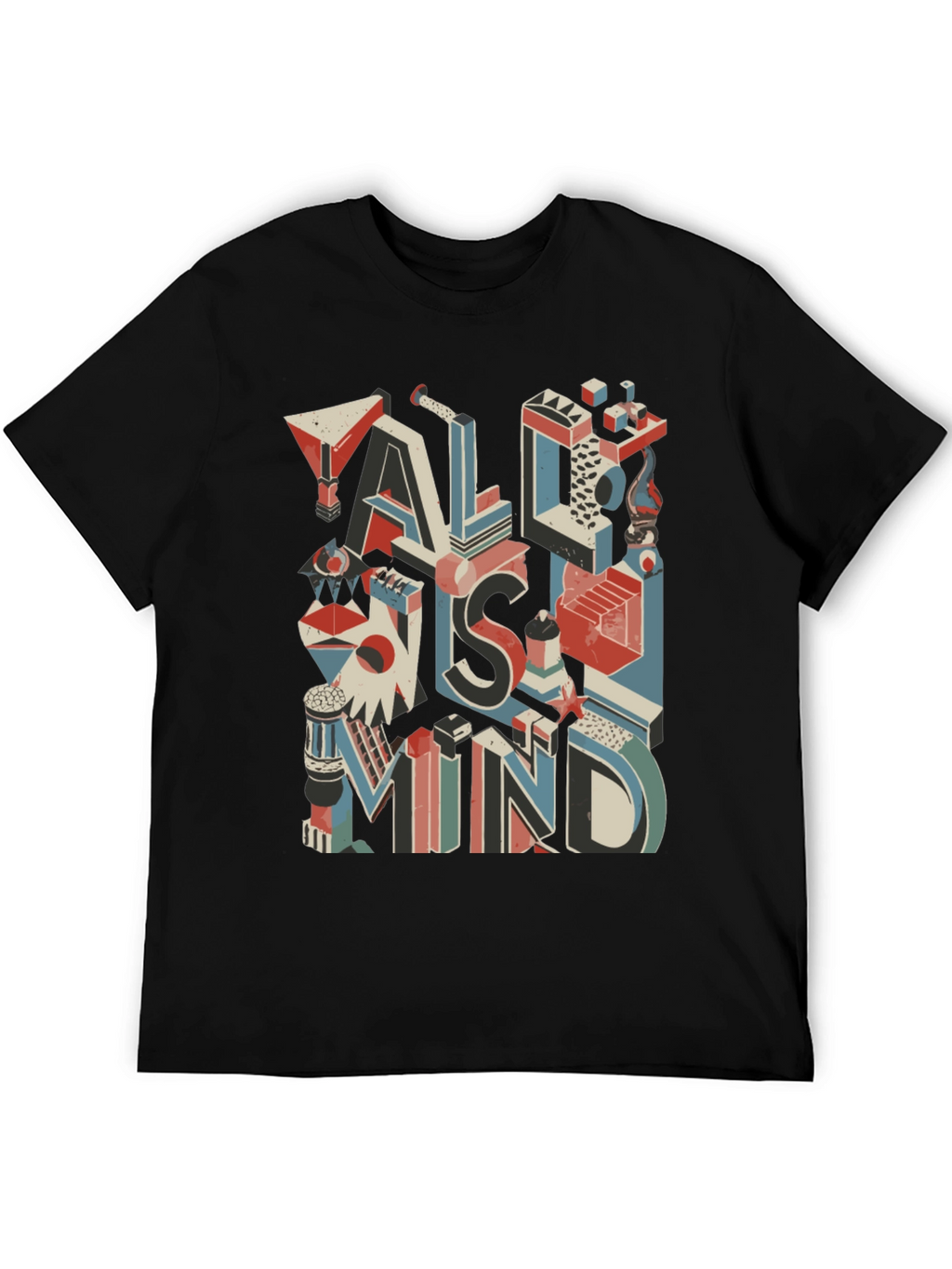 All Is Mind Graphic T-Shirt - Black