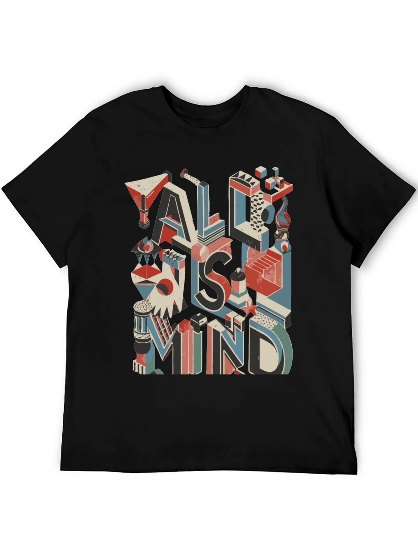 All Is Mind Graphic T-Shirt - Black