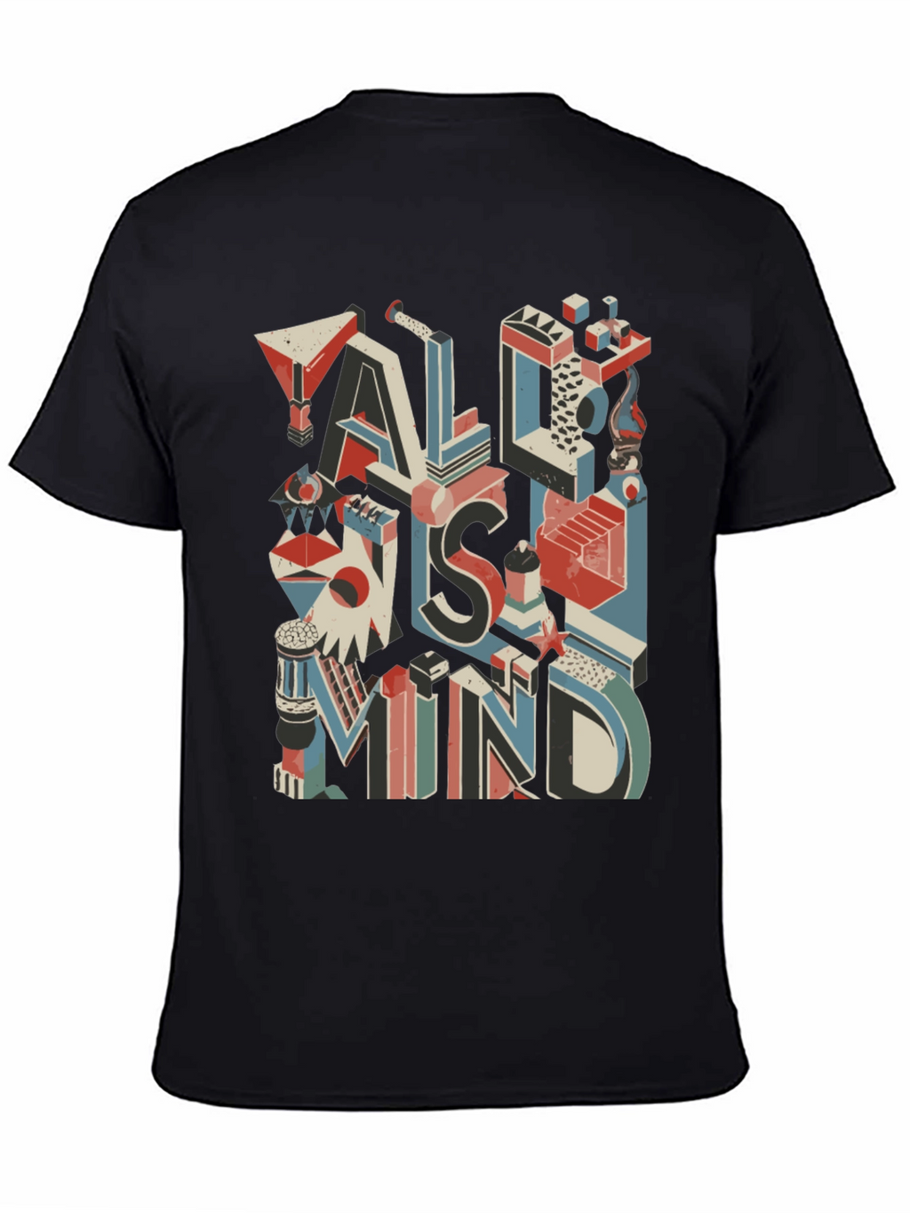 All Is Mind Graphic T-Shirt - Black