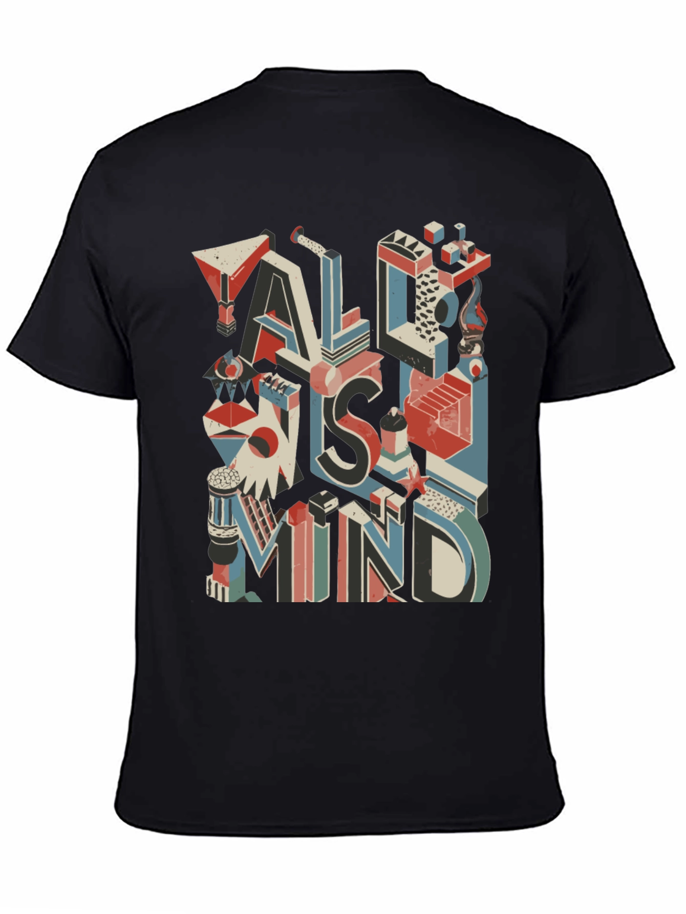 All Is Mind Graphic T-Shirt - Black