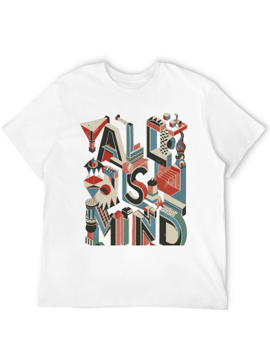 All Is Mind Graphic T-Shirt - Black