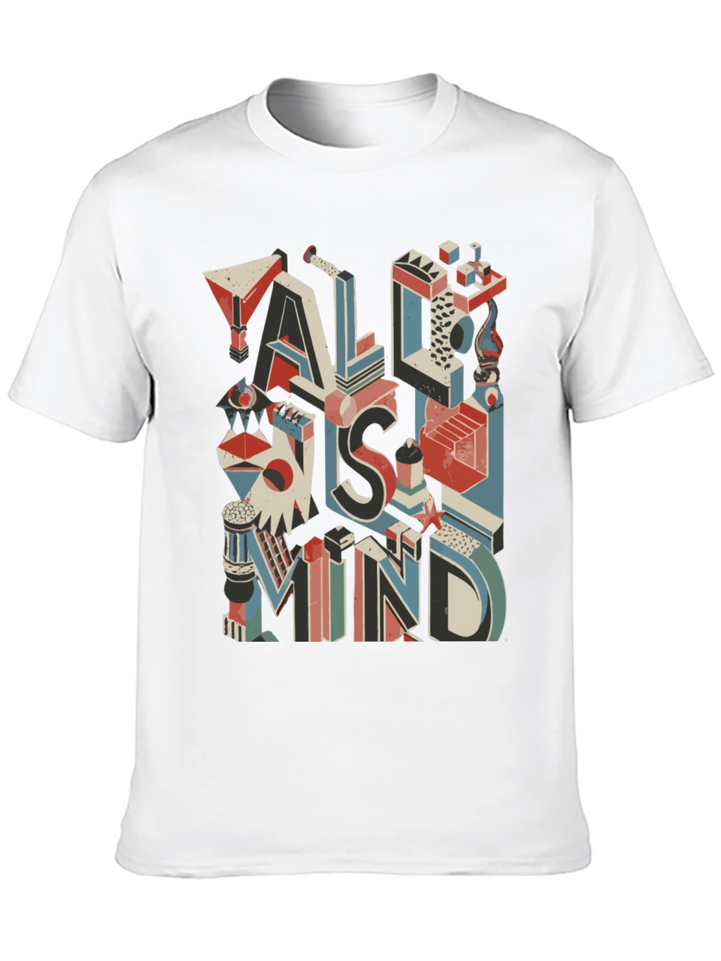 All Is Mind Graphic T-Shirt - Black
