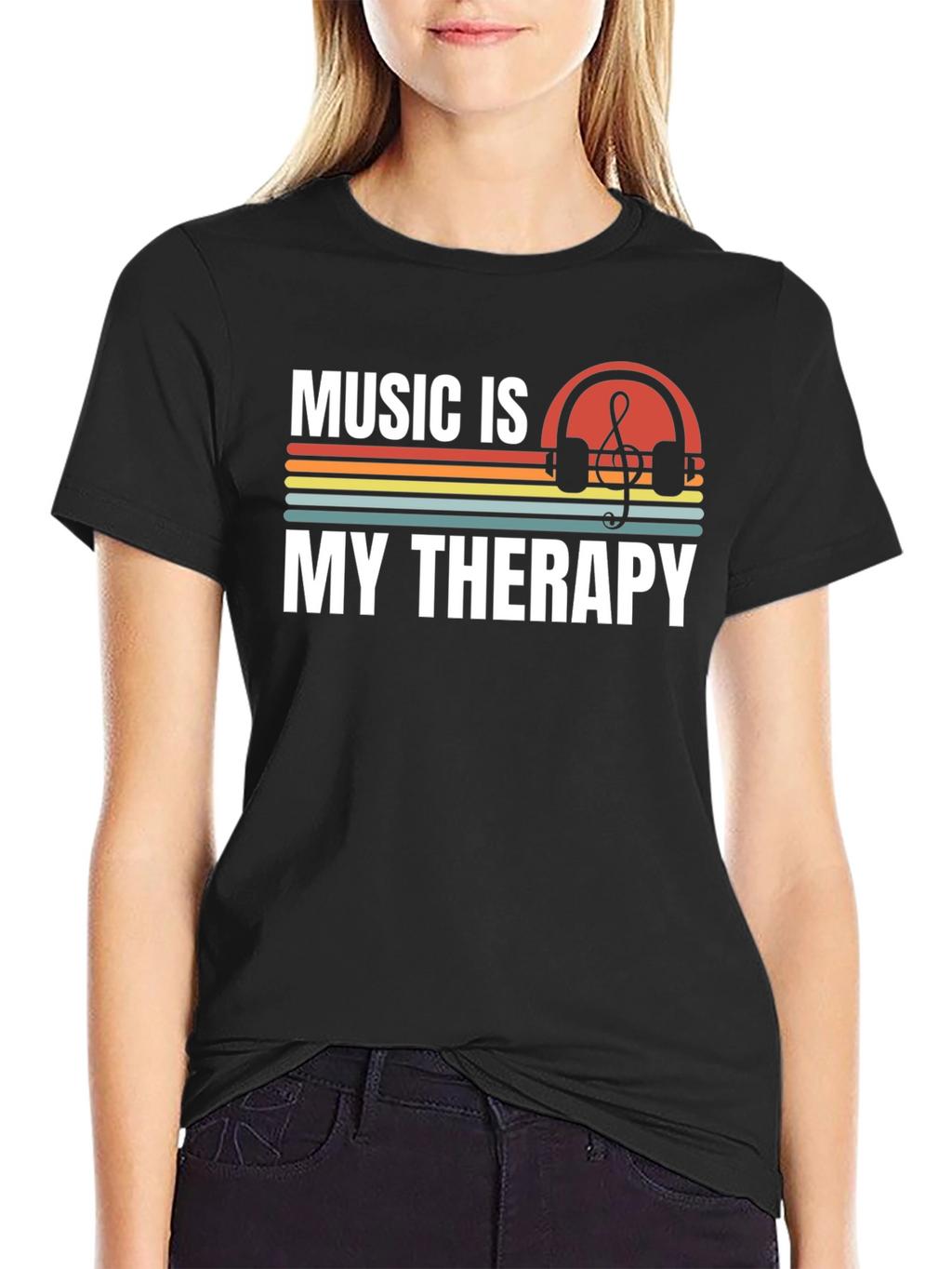 Music is My Therapy T-Shirt