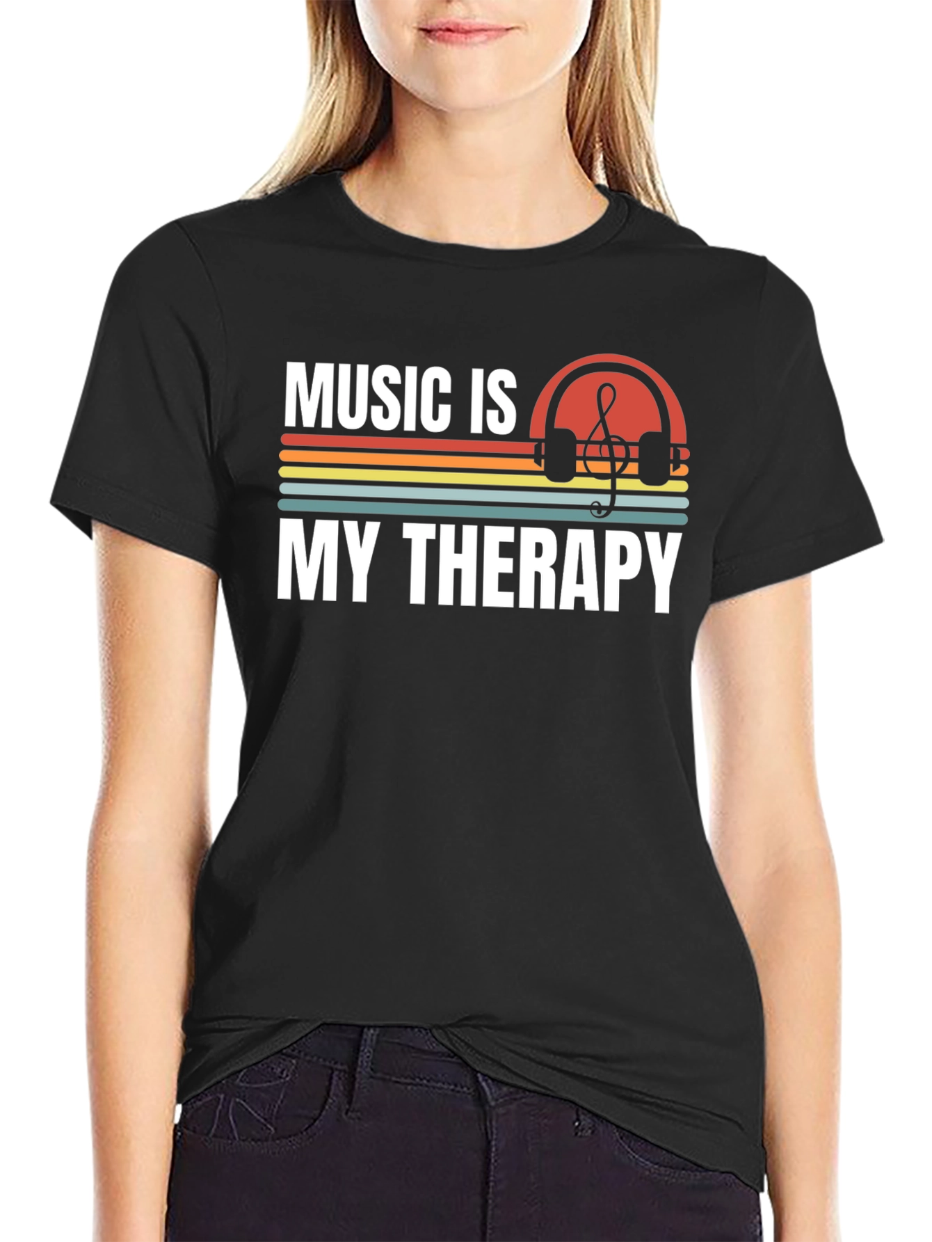 Music is My Therapy T-Shirt