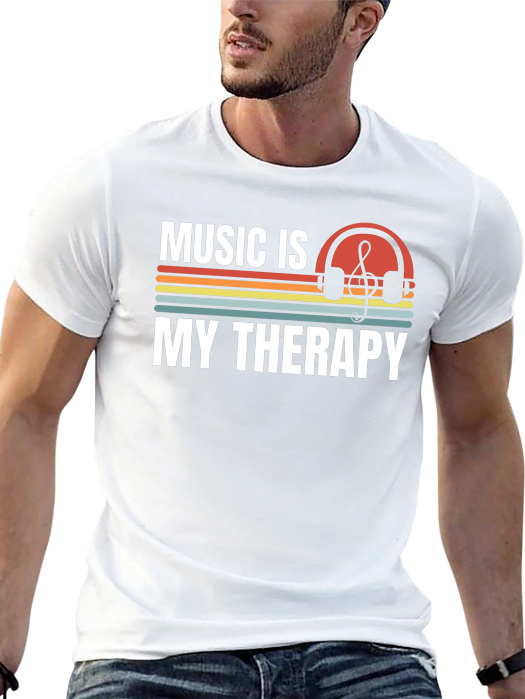 Music is My Therapy T-Shirt