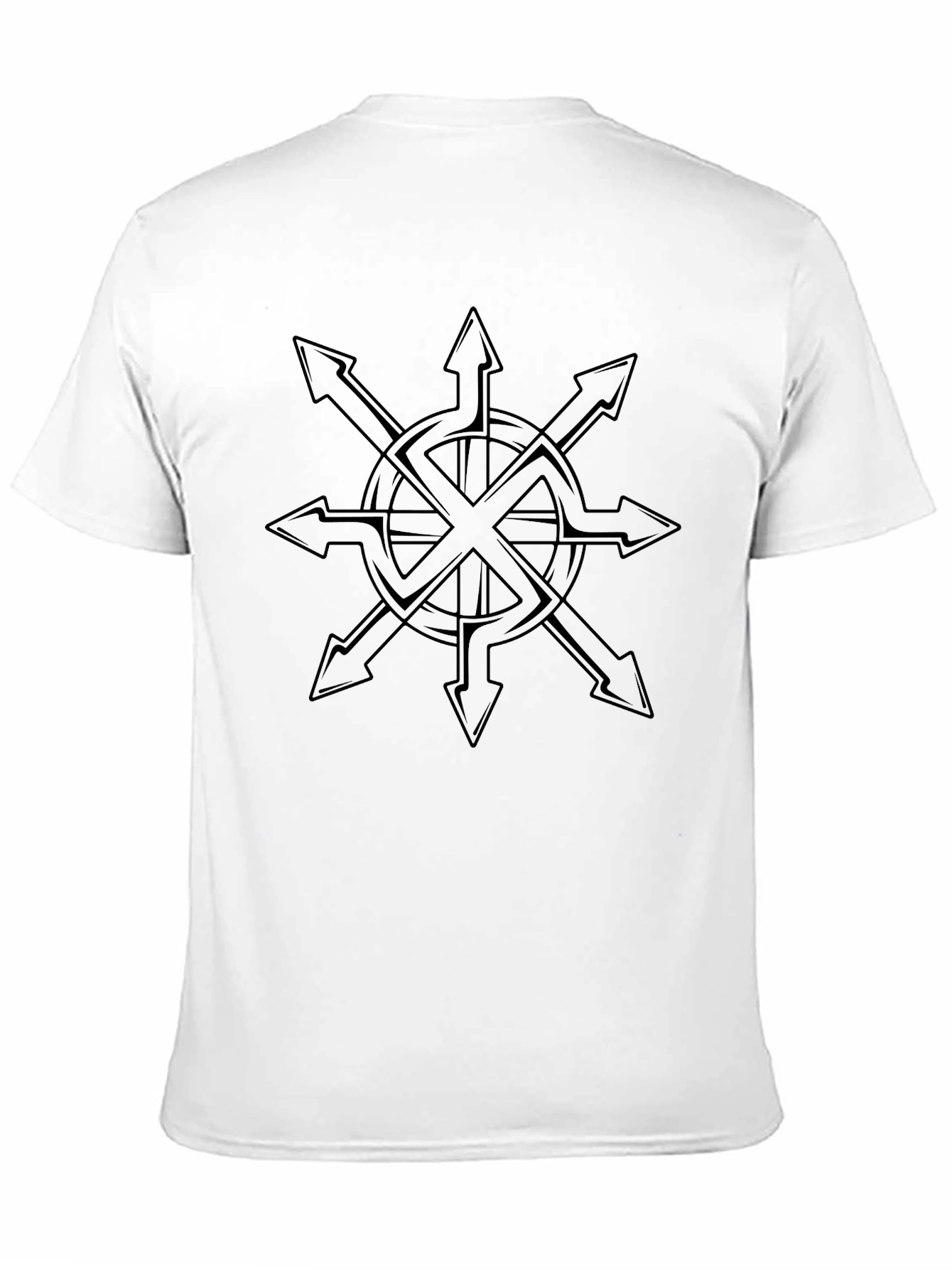 Chaos Star Graphic T-Shirt - Black