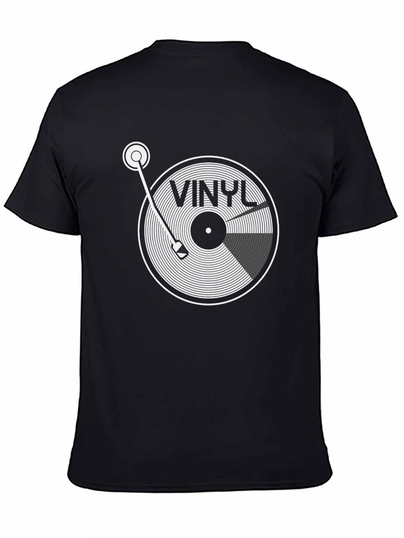Vinyl Record Graphic Tee - Music Lover Shirt