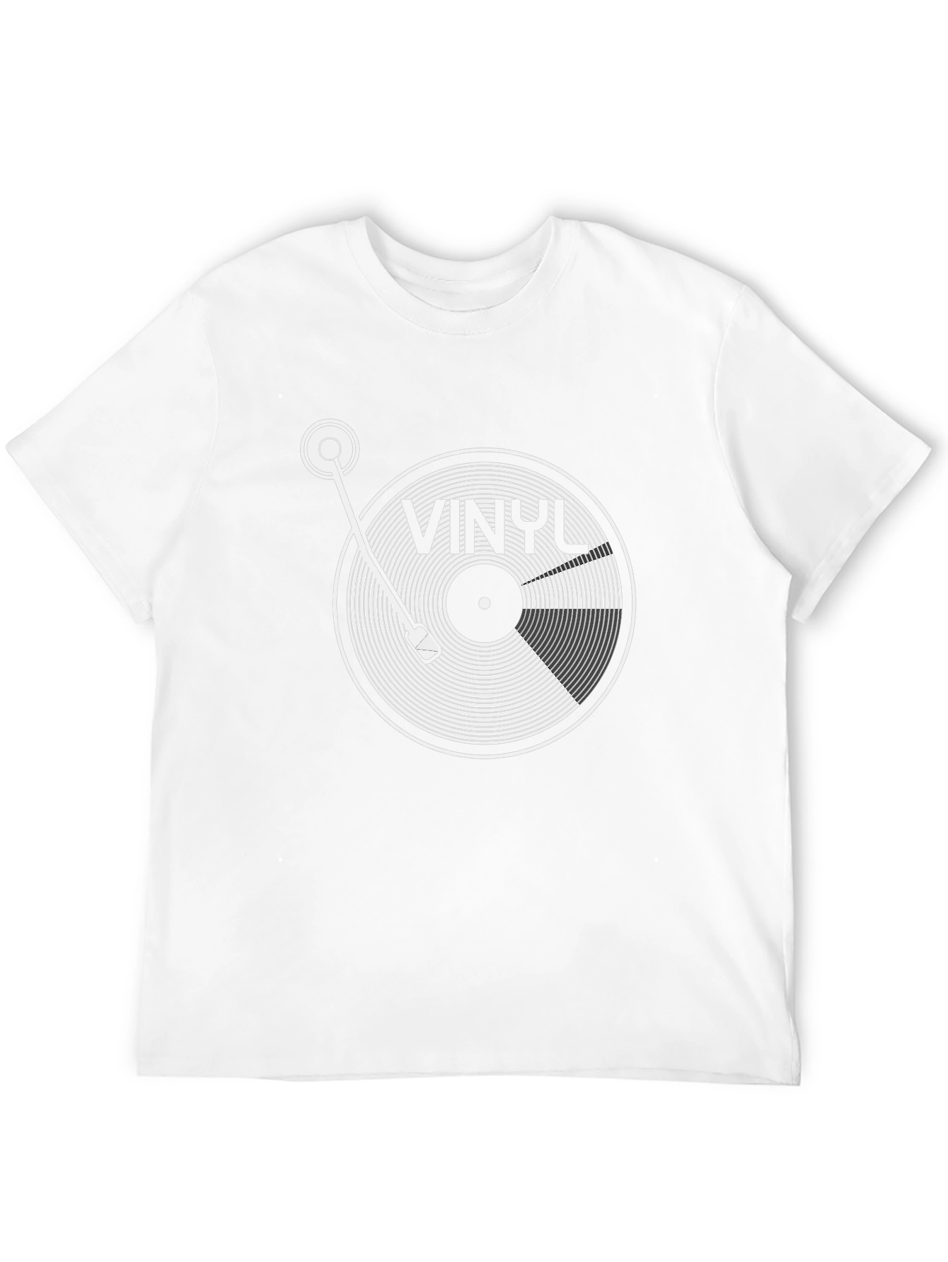 Vinyl Record Graphic Tee - Music Lover Shirt