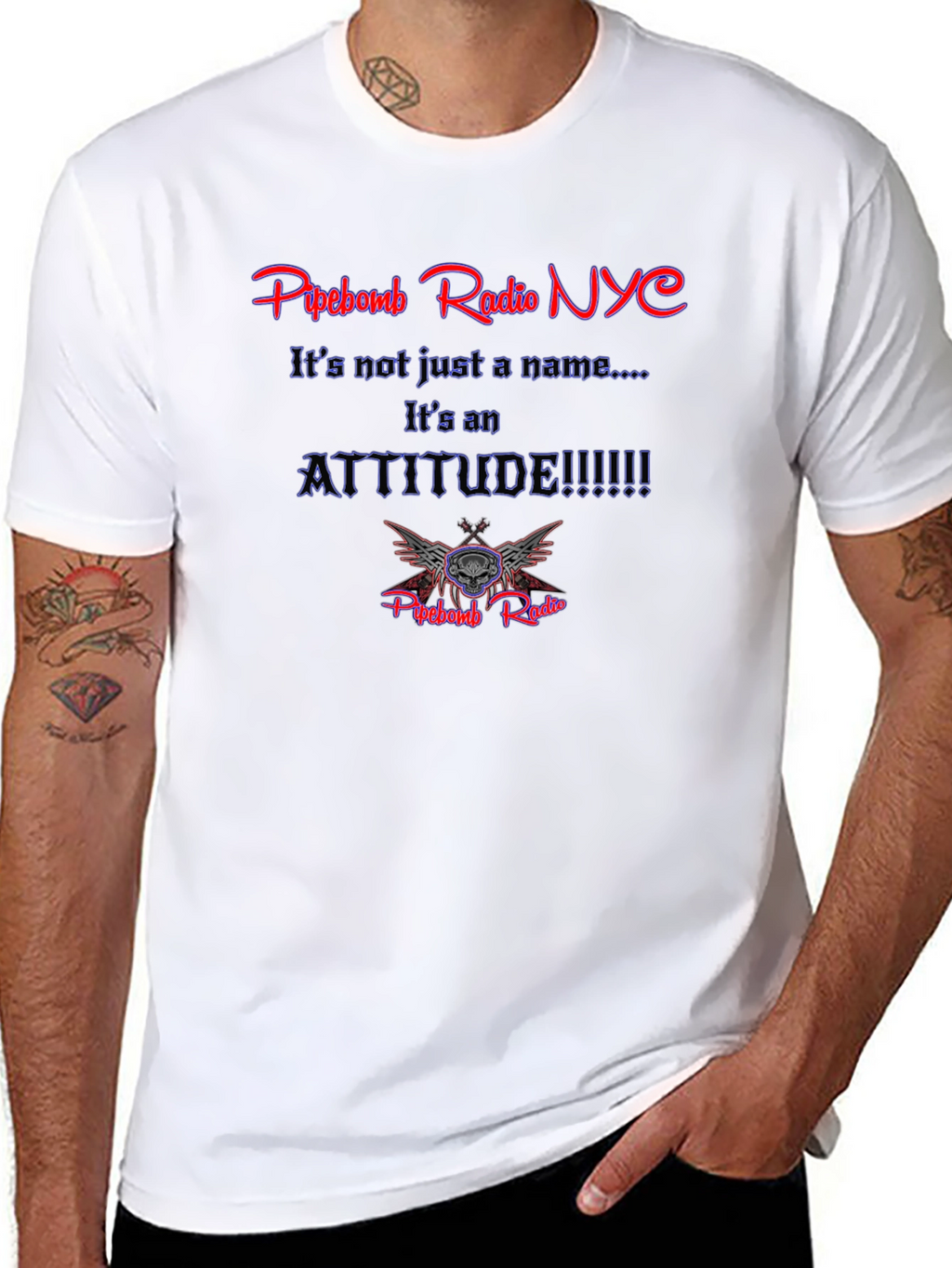 Pipebomb Radio NYC Attitude T-Shirt