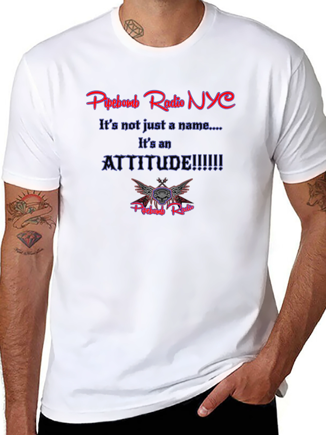 Pipebomb Radio NYC Attitude T-Shirt