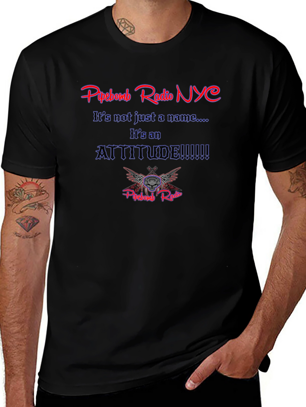 Pipebomb Radio NYC Attitude T-Shirt