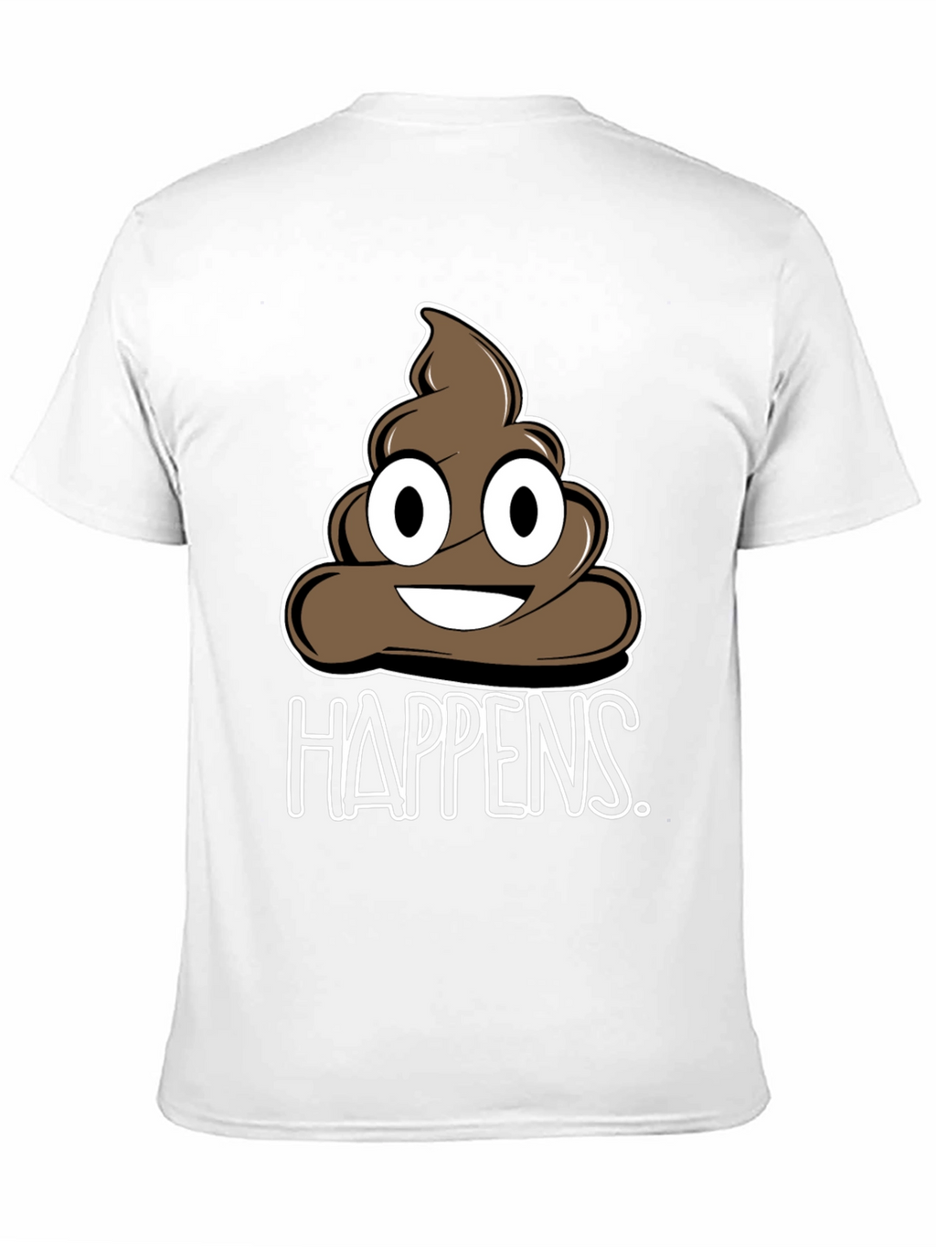 Funny Poop Happens Graphic T-Shirt