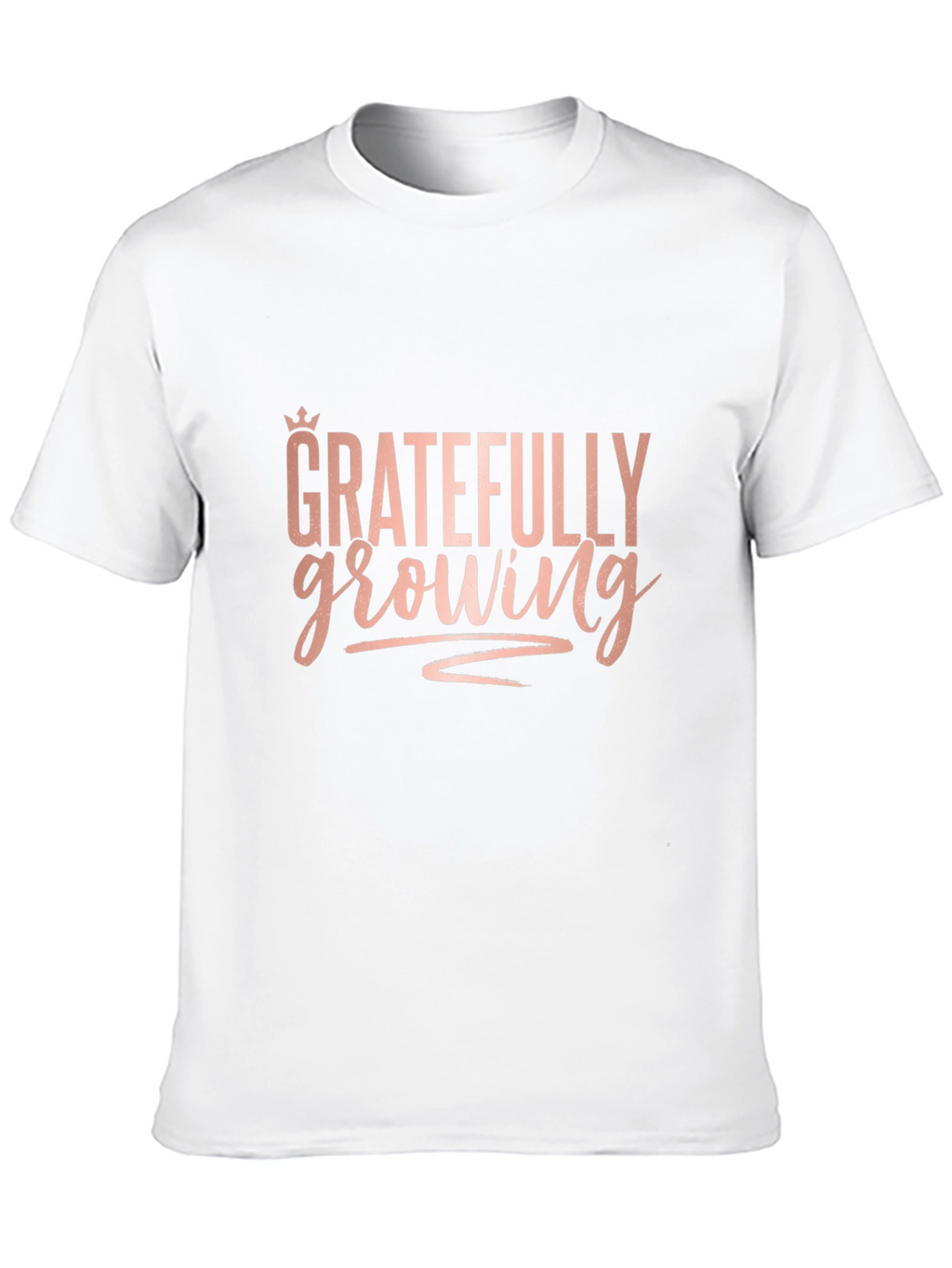 Gratefully Growing Black T-Shirt