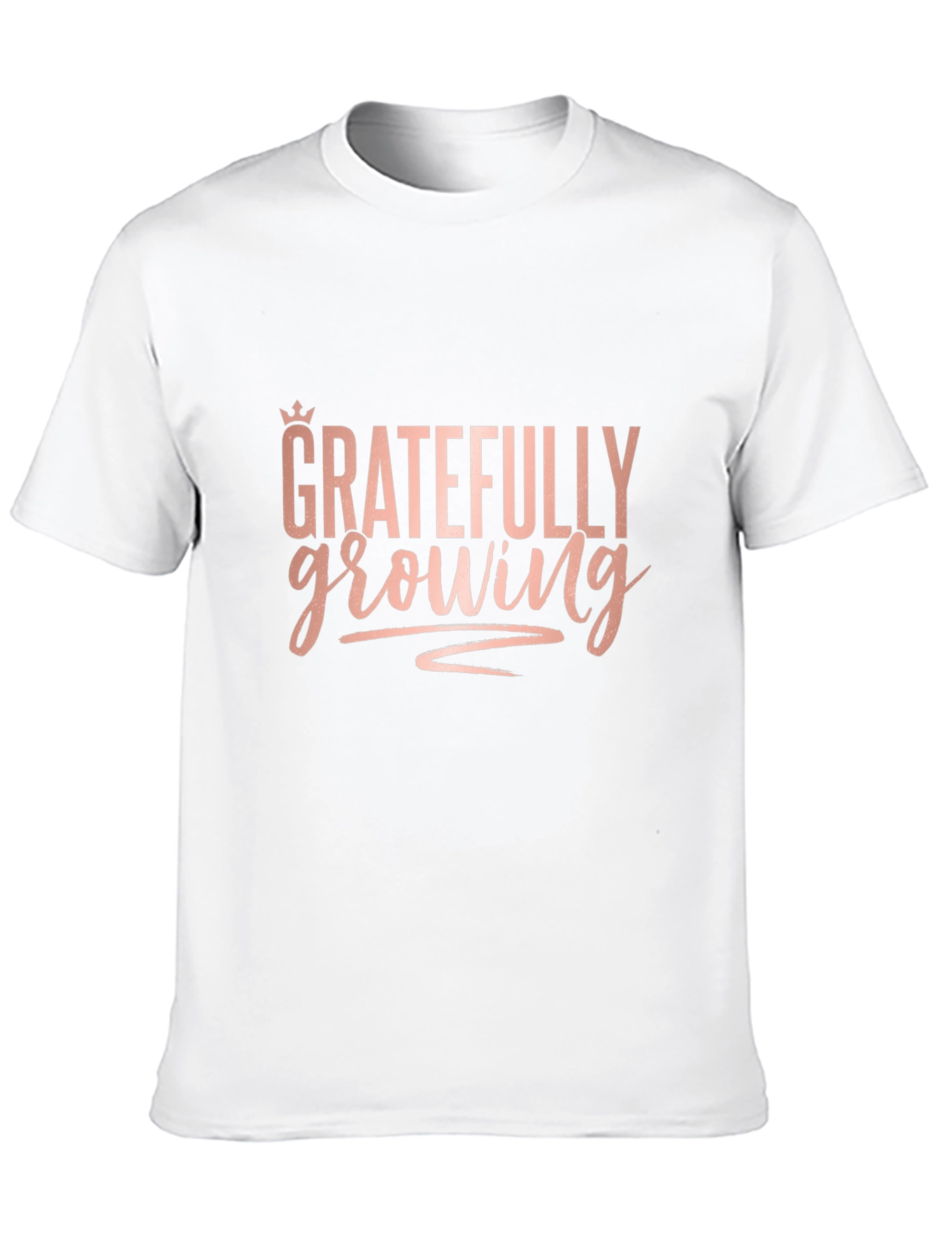 Gratefully Growing Black T-Shirt