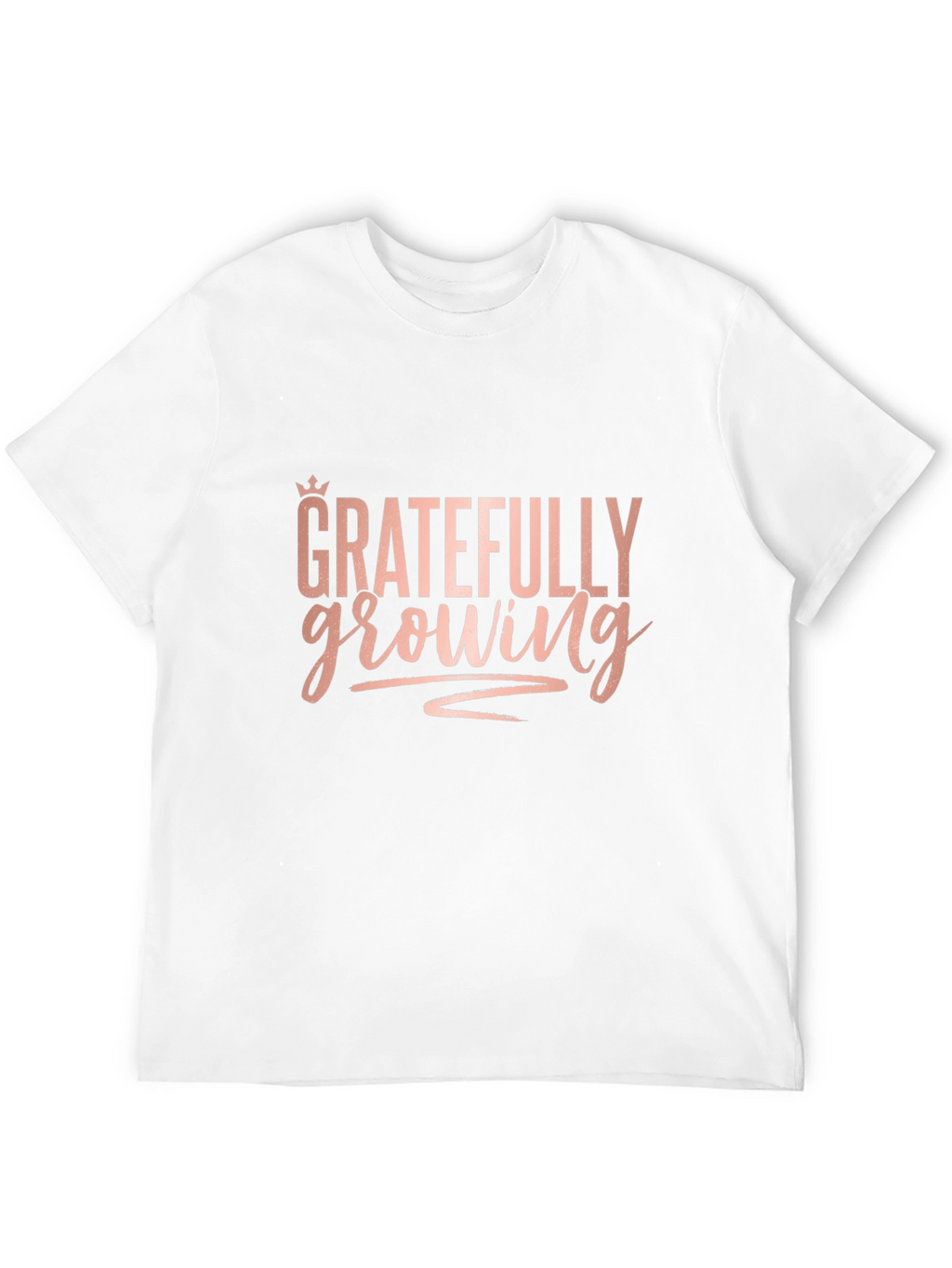 Gratefully Growing Black T-Shirt