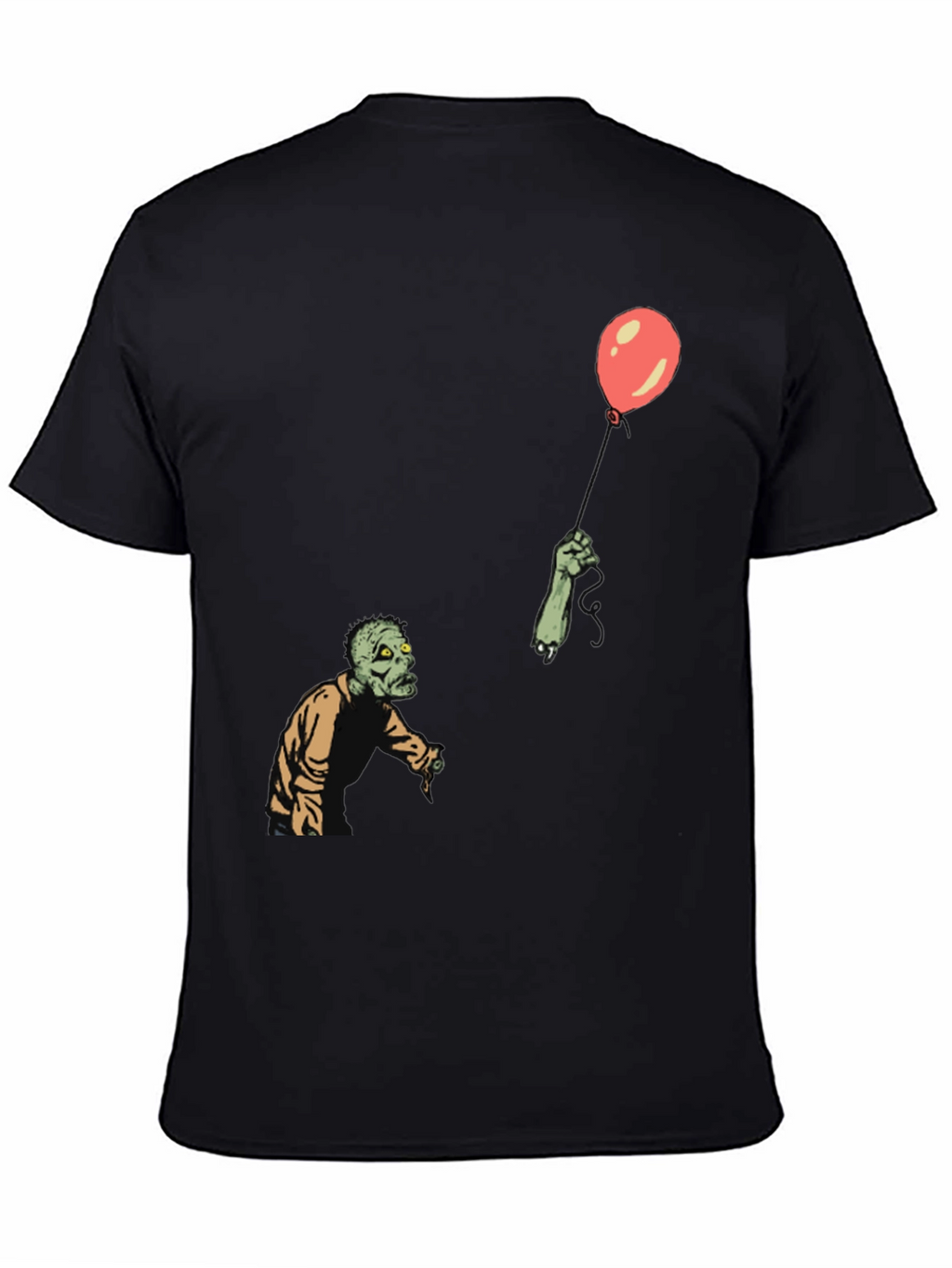 Zombie Balloon Graphic T-Shirt - Unisex